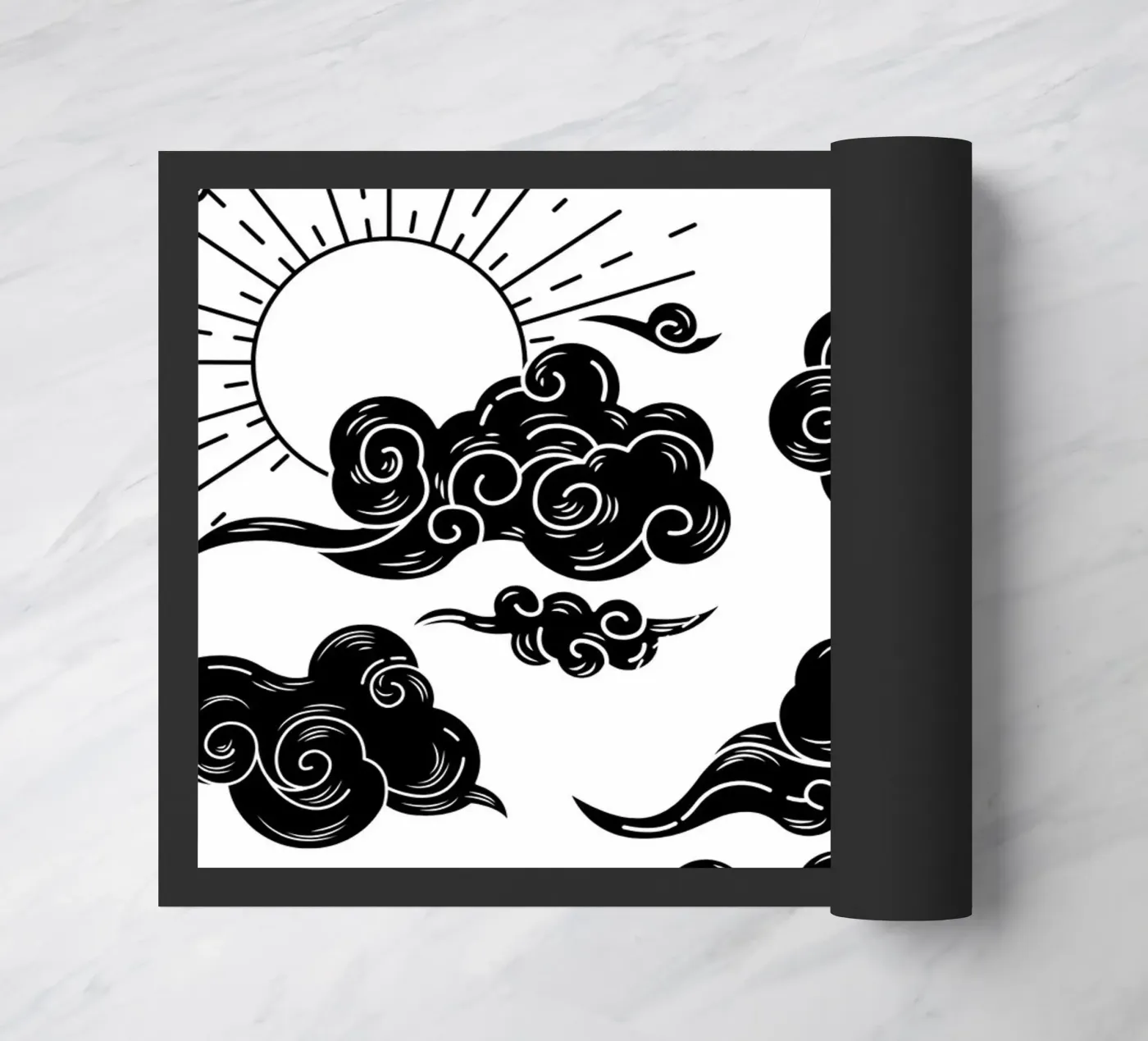 Clouds deurmat van Dreamer10