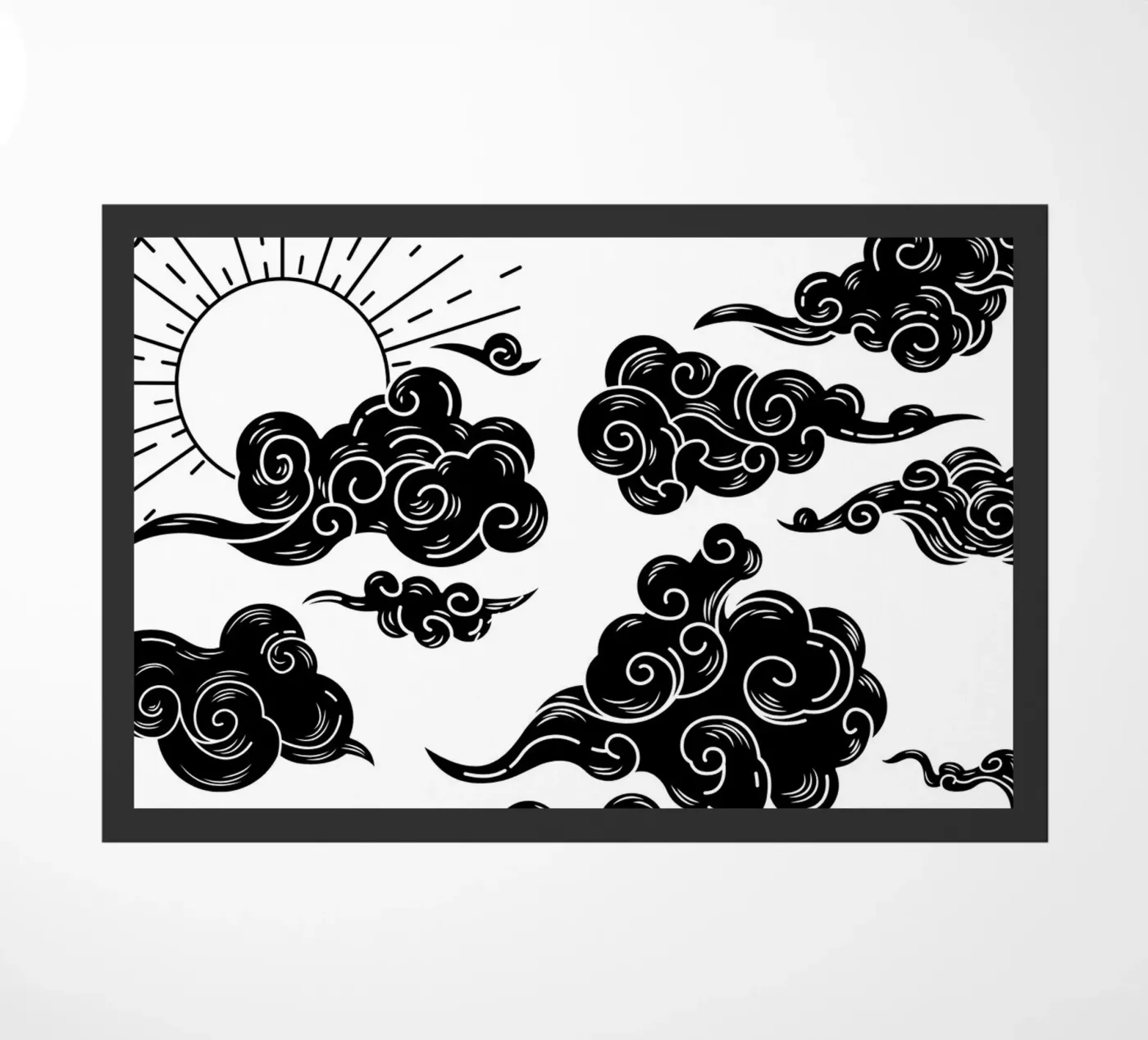 Clouds deurmat van Dreamer10