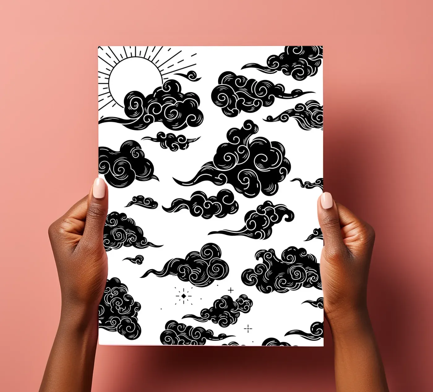 Clouds stickervel van Dreamer10