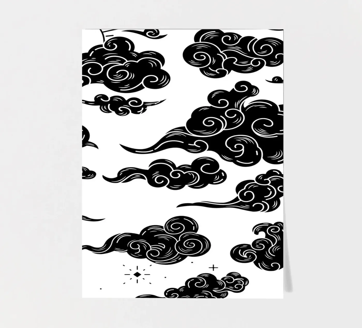 Clouds stickervel van Dreamer10