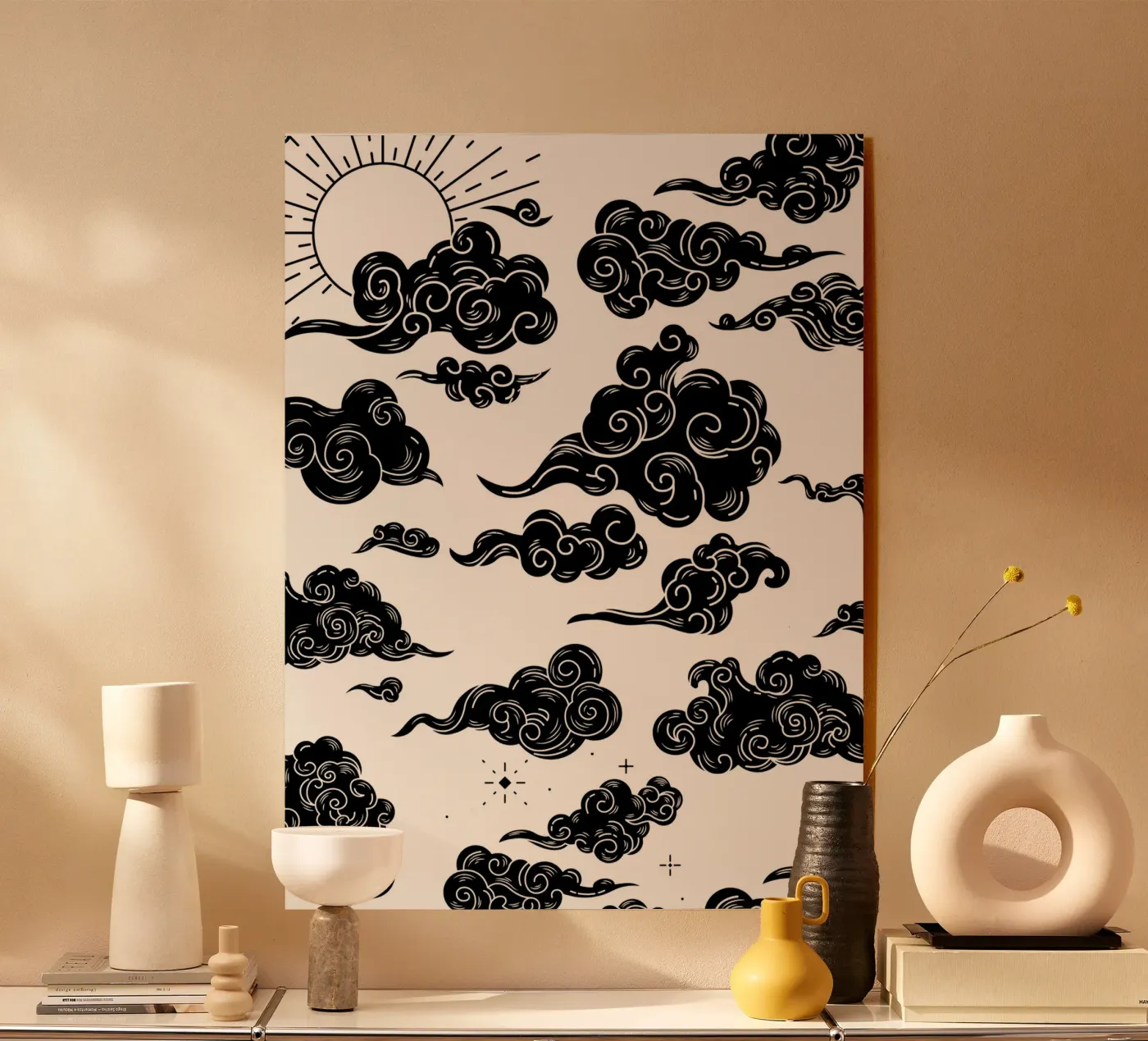 Clouds acryl van Dreamer10