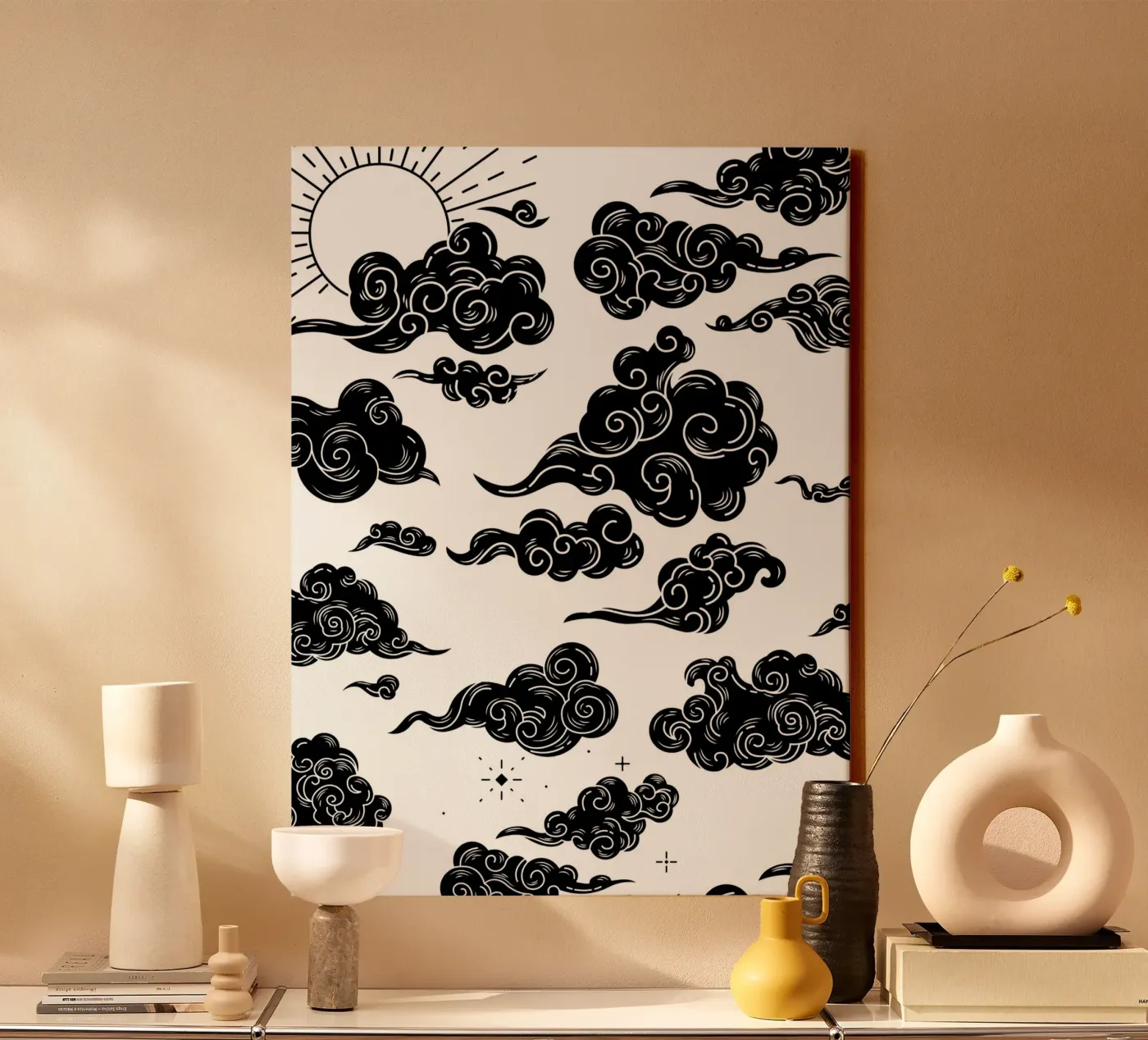 Clouds canvas van Dreamer10