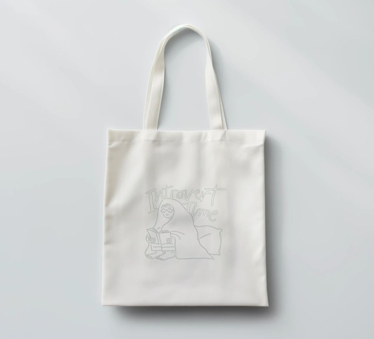 Introvert Time borsa in juta da Dreamer10