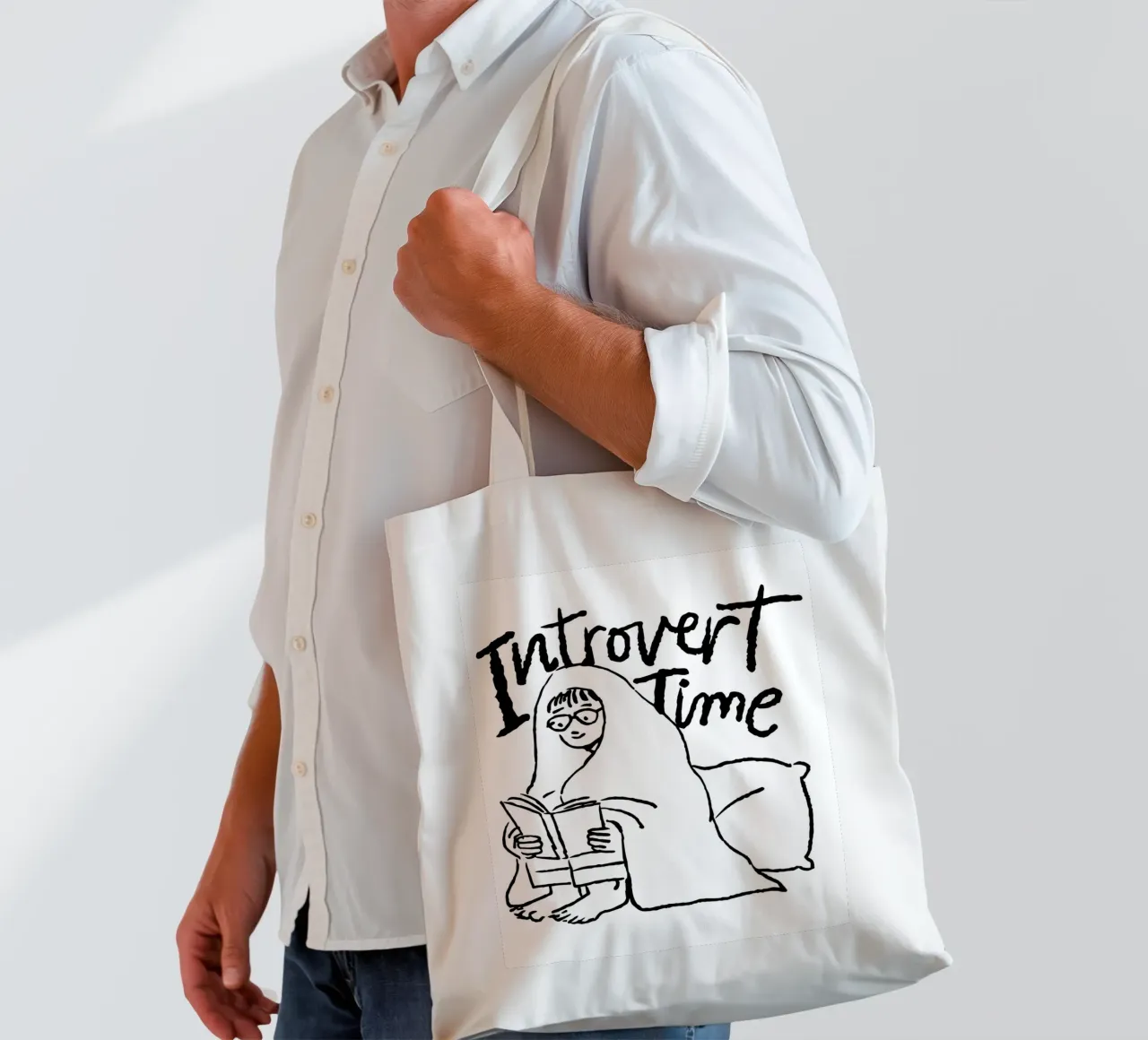 Introvert borsa in juta da Dreamer10