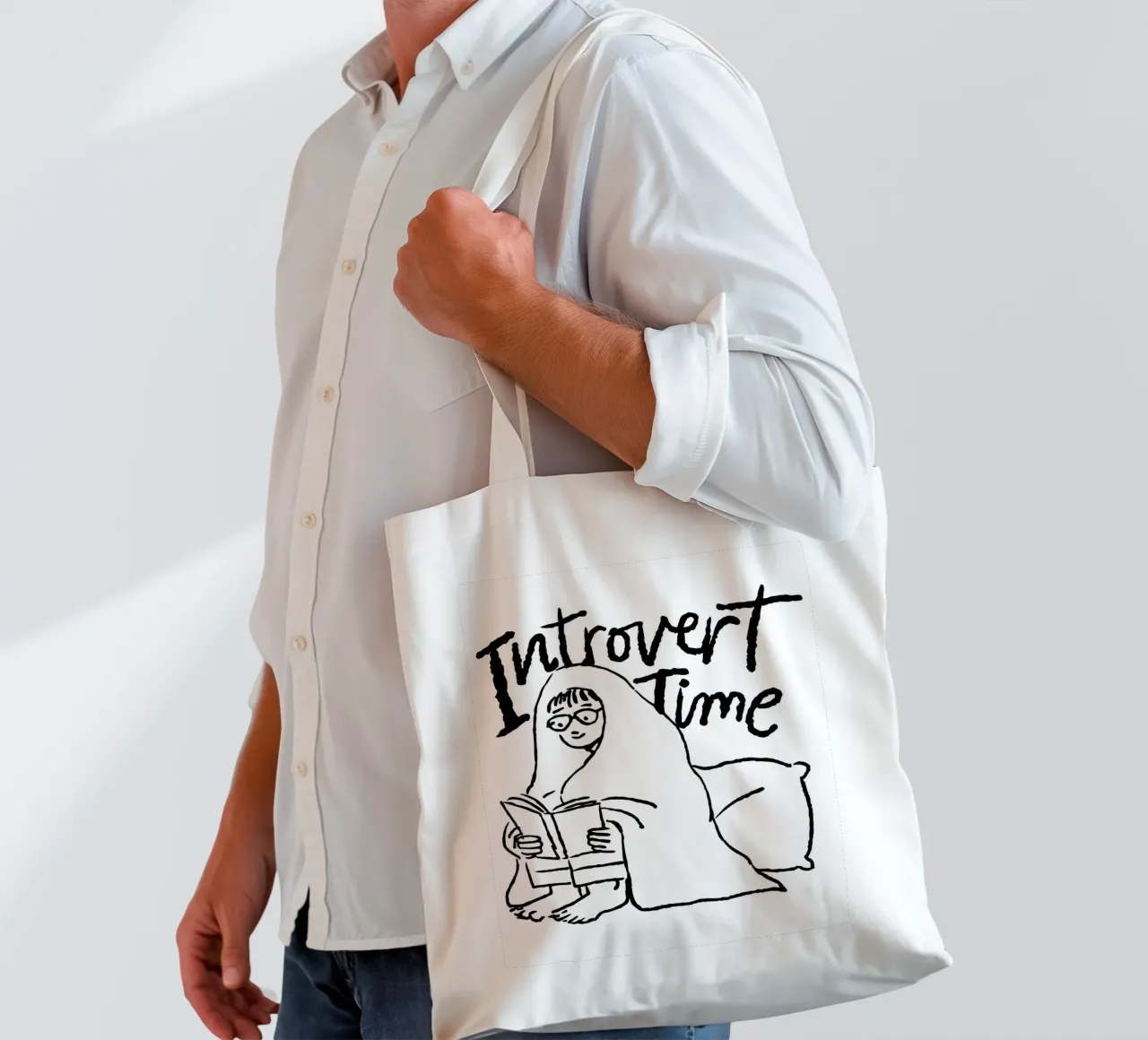 Introvert borsa in juta da Dreamer10