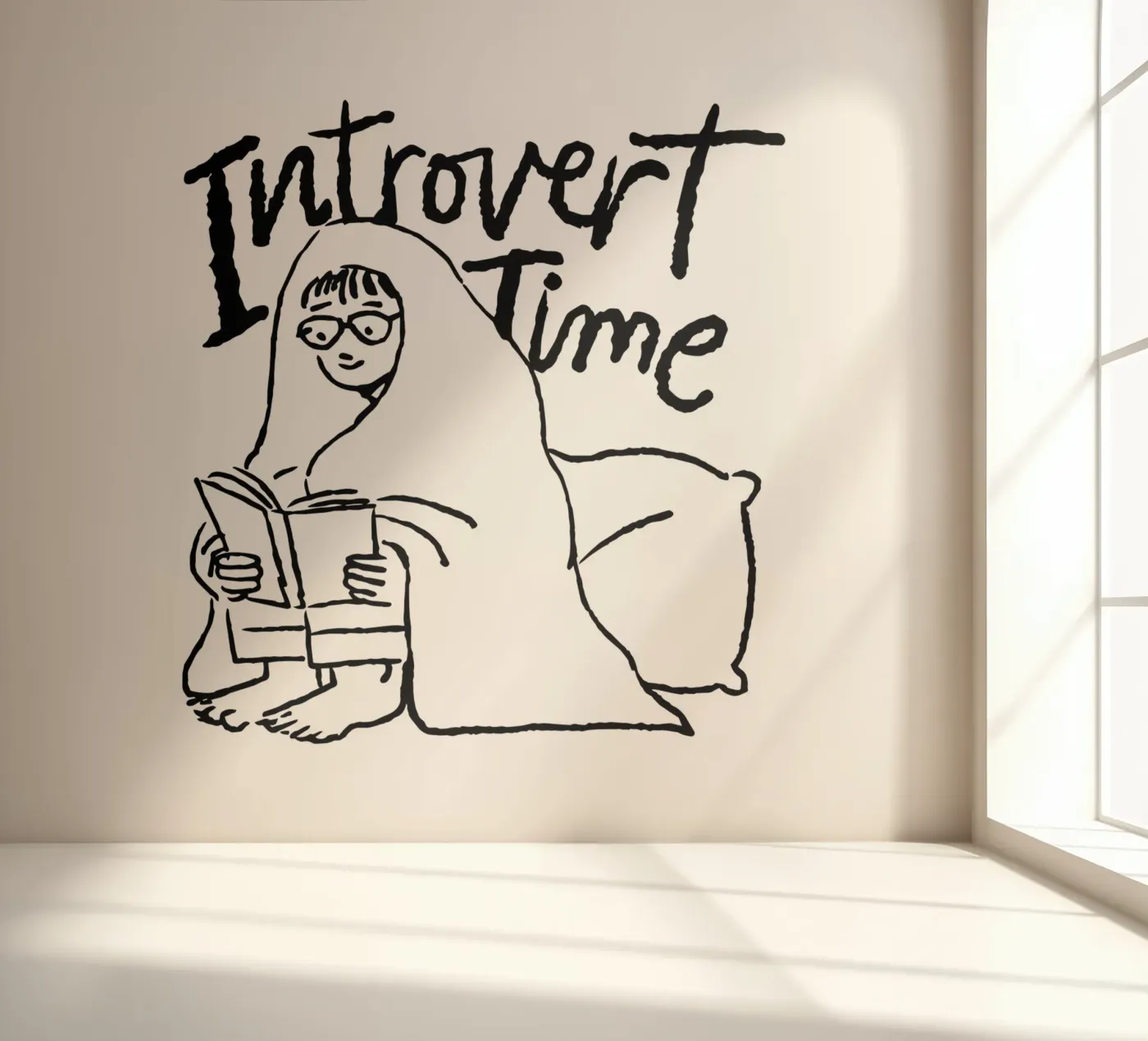 Introvert fotobehang van Dreamer10