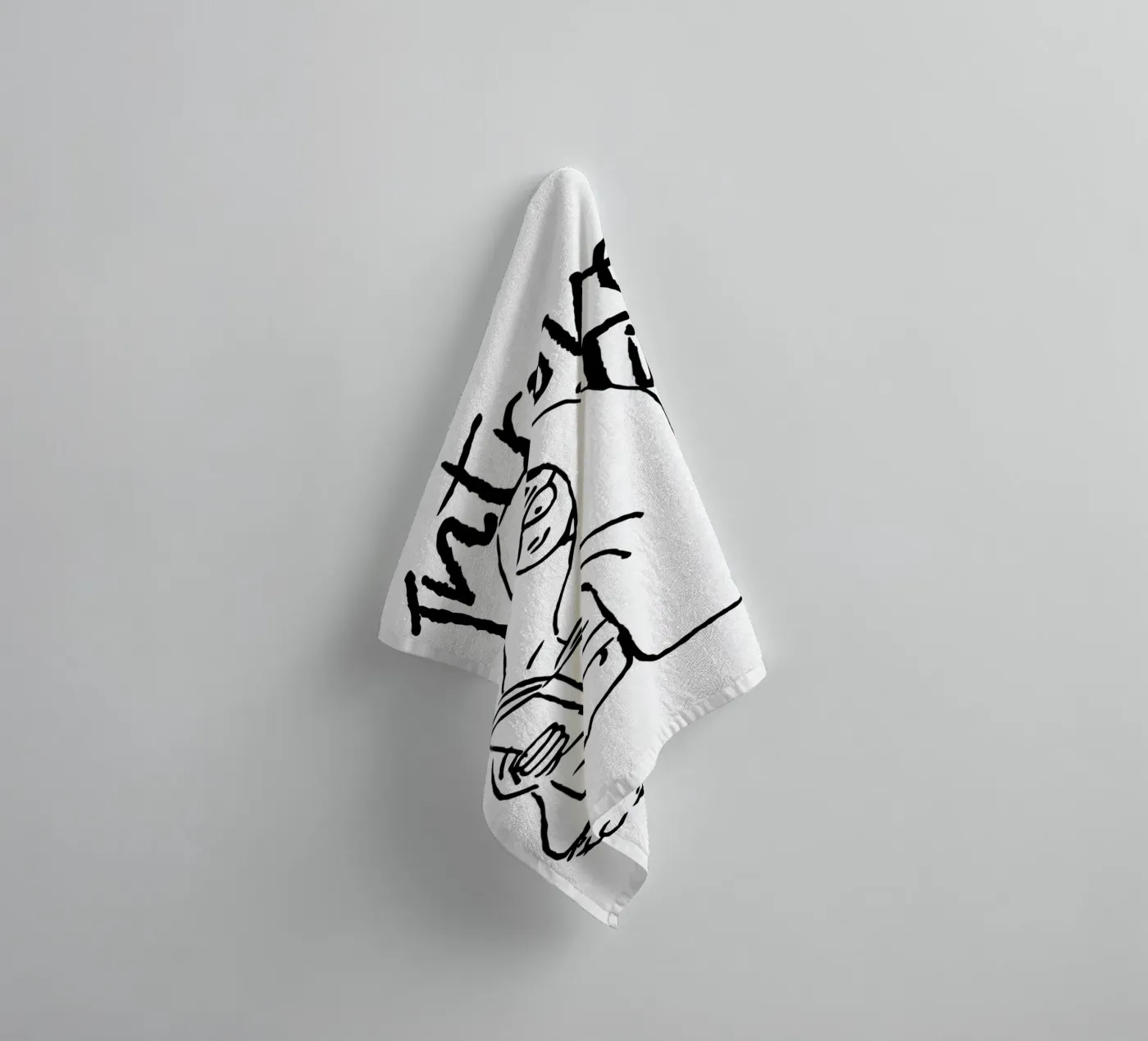 Introvert badhanddoek van Dreamer10