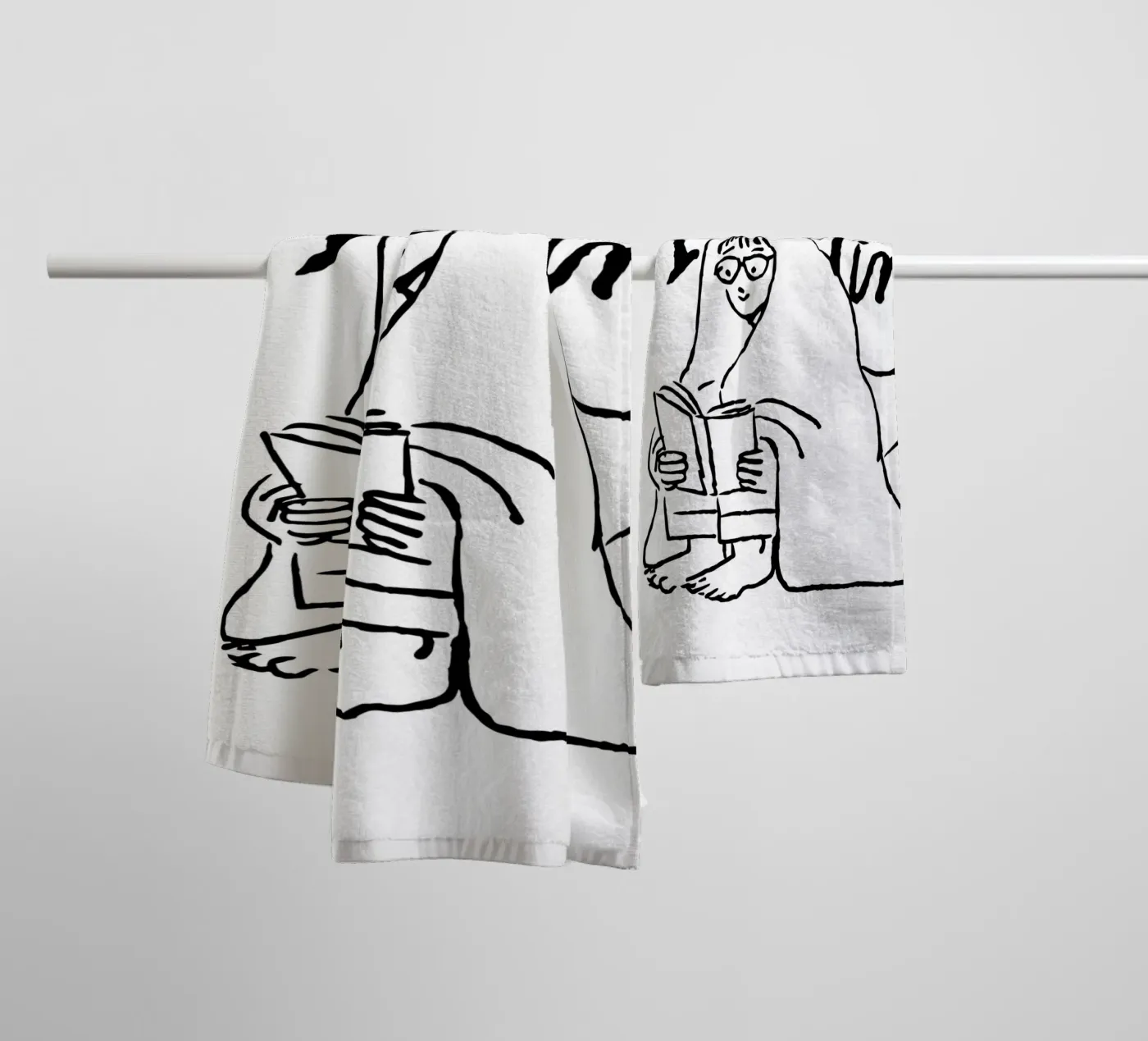 Introvert badhanddoek van Dreamer10