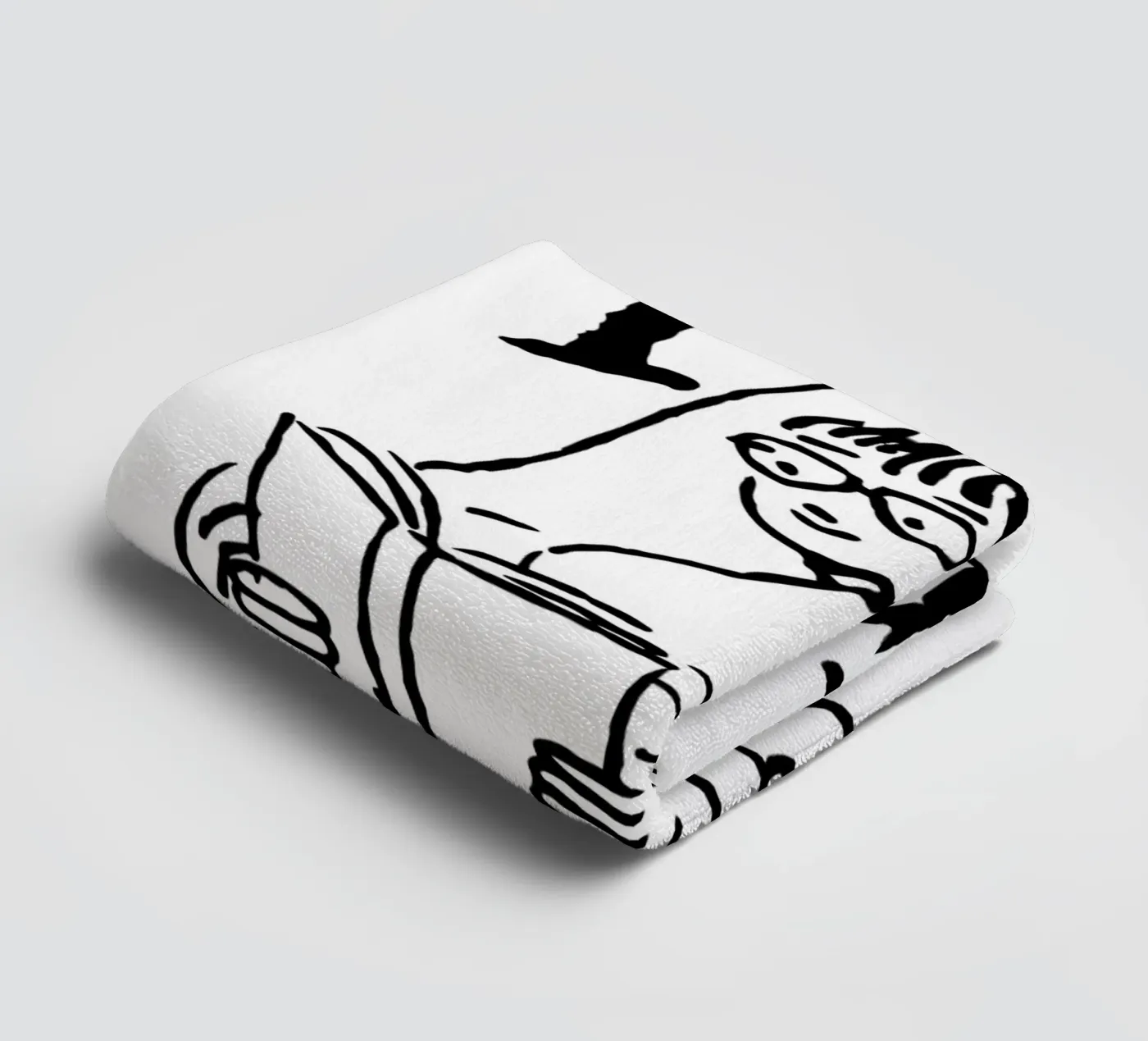 Introvert badhanddoek van Dreamer10