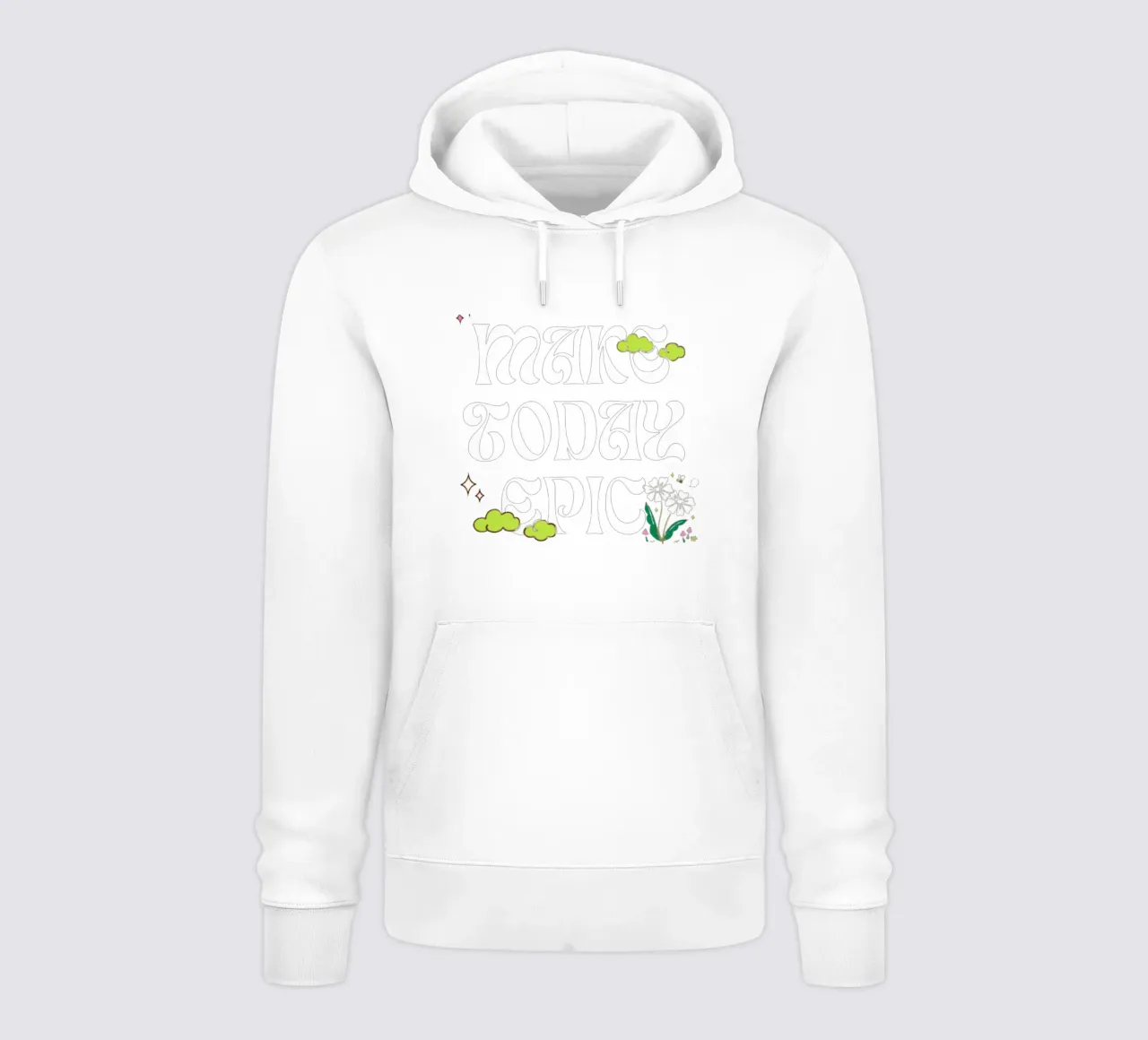 Make Today Epic felpa con cappuccio da Dreamer10