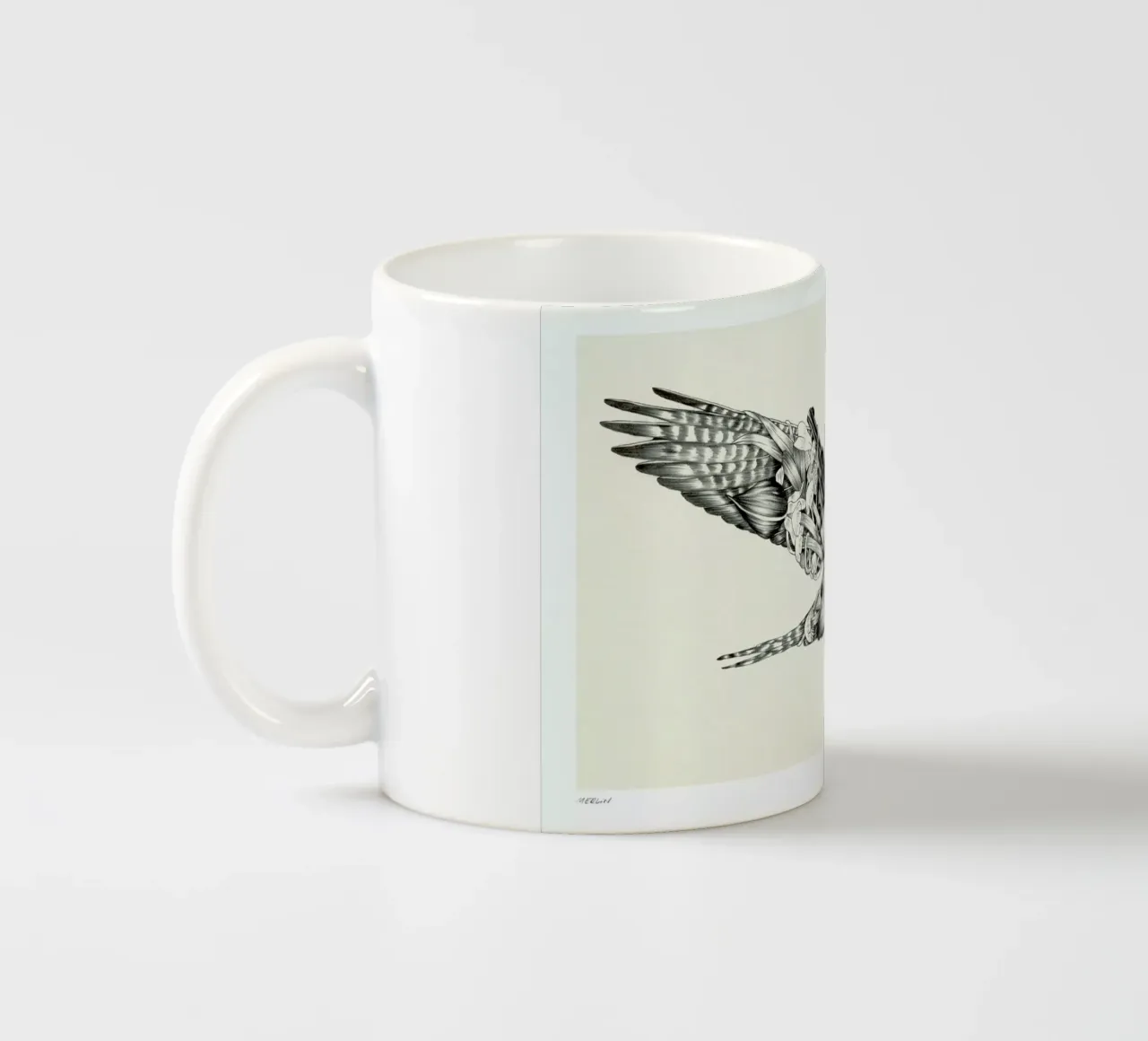 Merlin tazza in ceramica da Faunesque