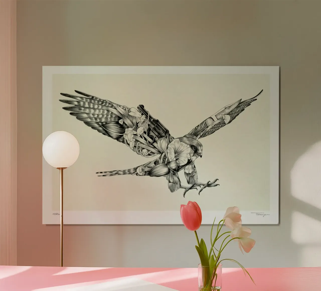 Merlin poster da Faunesque