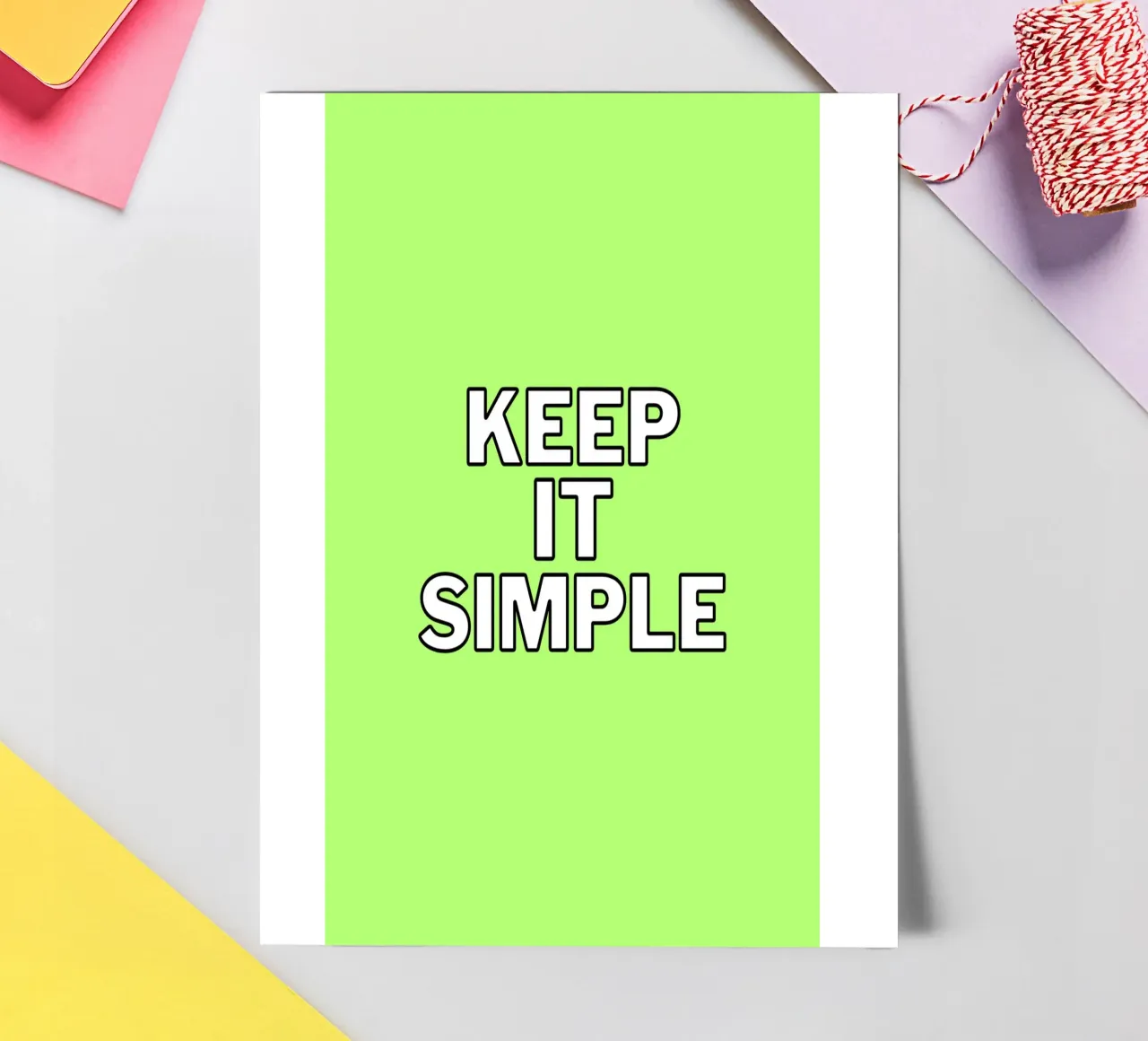 Keep It Simple foglio adesivo da Dreamer10