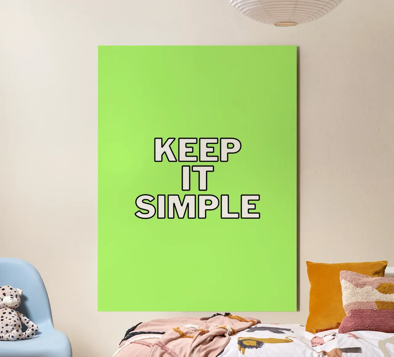 Keep It Simple alluminio dibond da Dreamer10