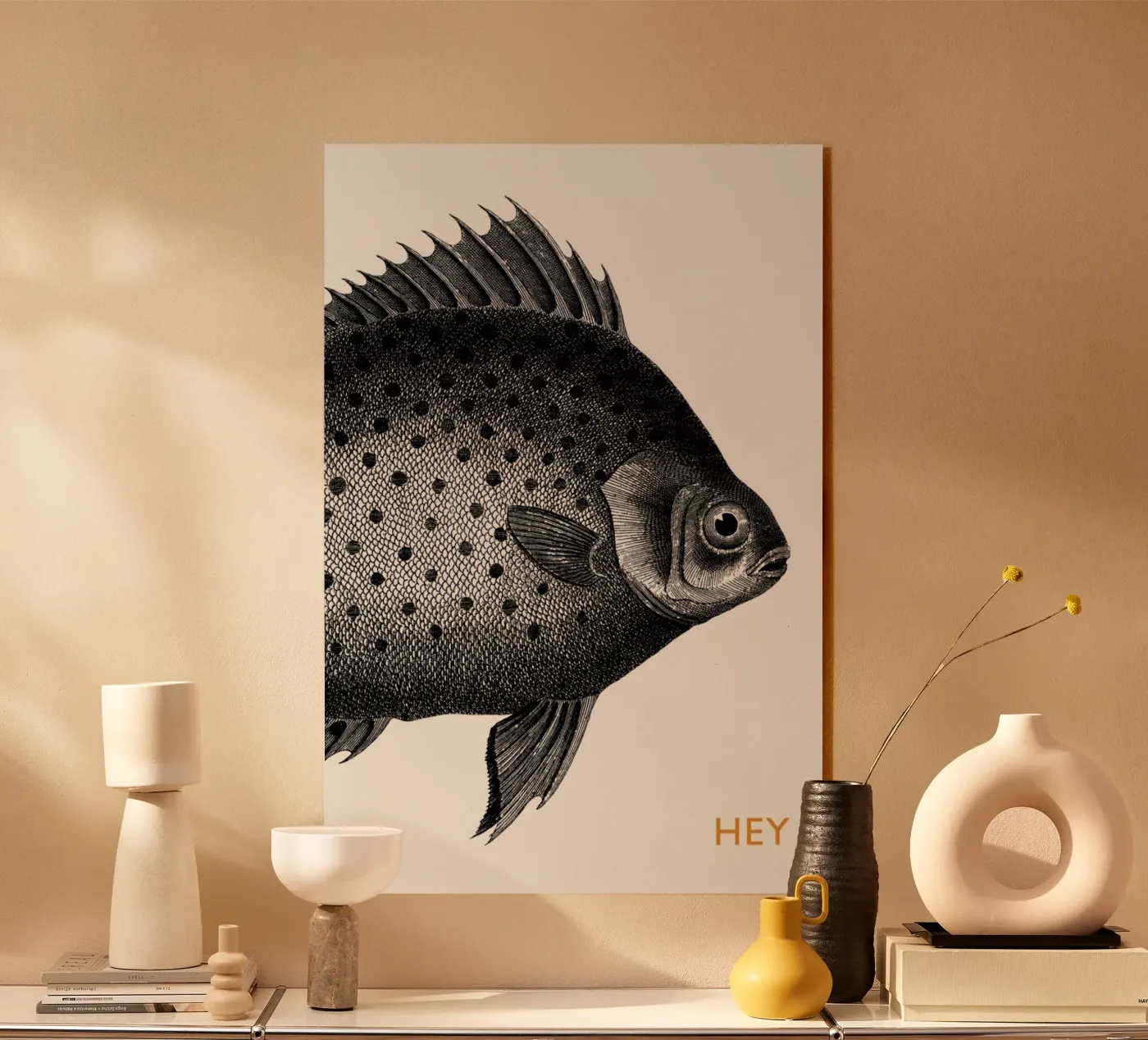 Hey Fish acryl van The Gently Unfurling Sneak
