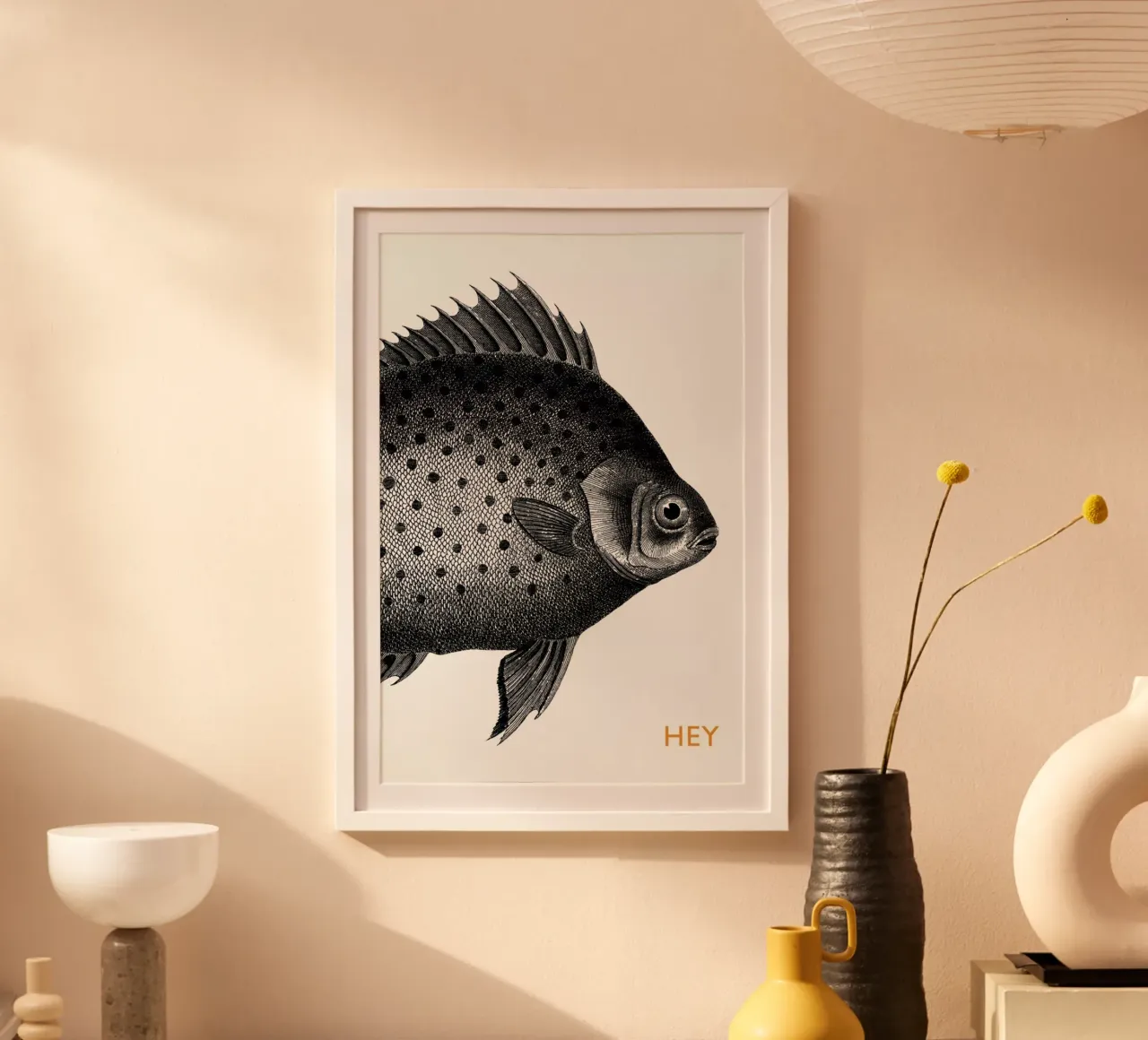 Hey Fish poster da The Gently Unfurling Sneak