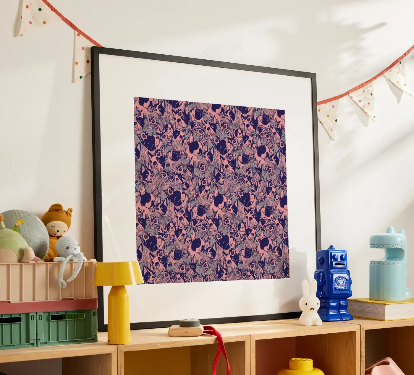 Boston Pink poster da Giulio Iurissevich