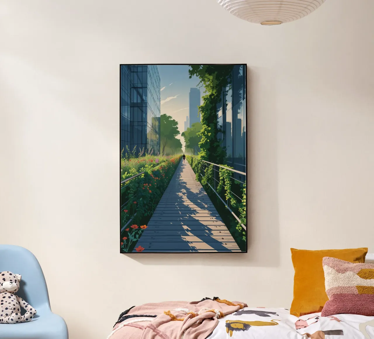 High Line Perspective: A Path Through Nature plexiglas de AlbertKlee