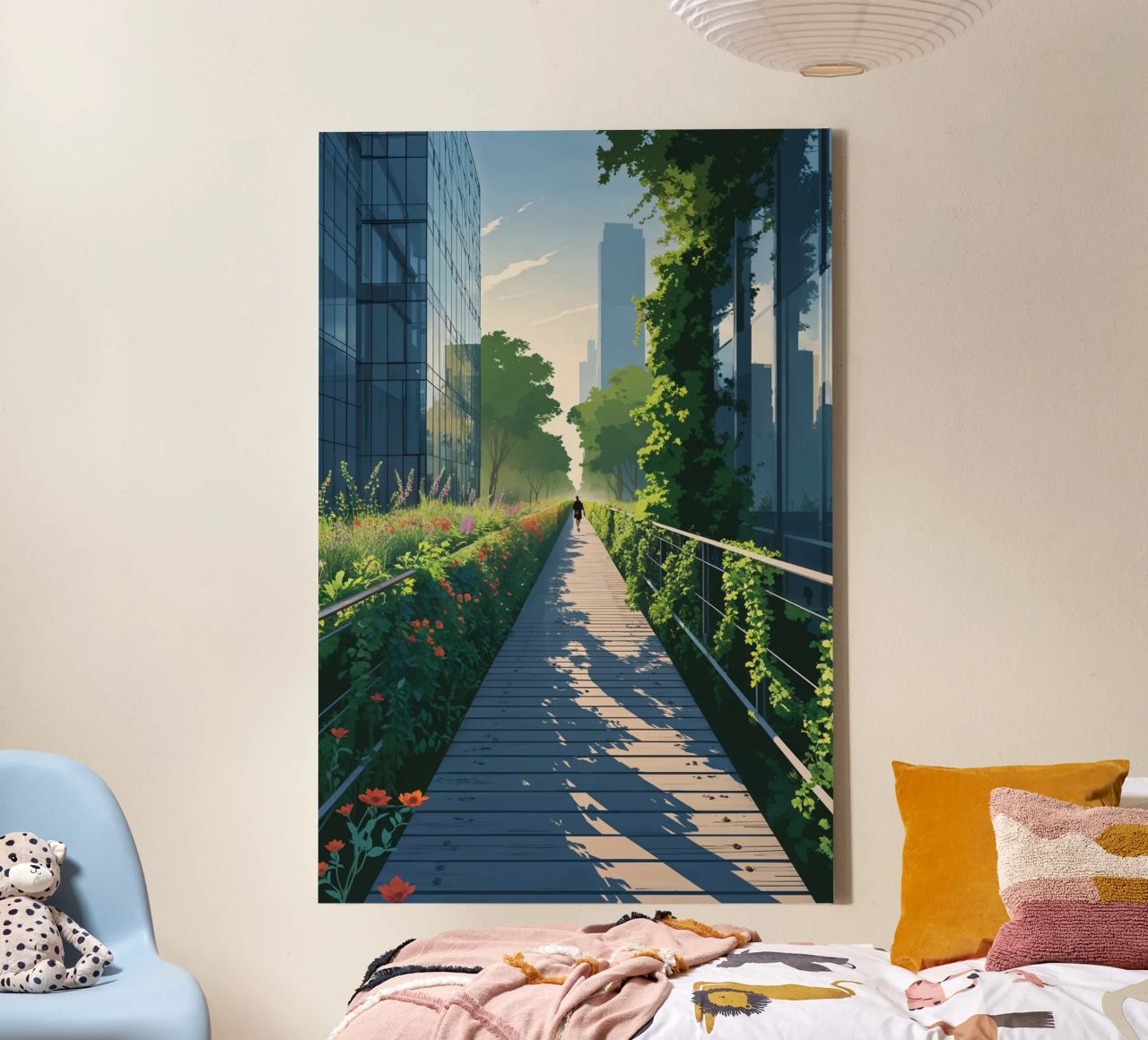 High Line Perspective: A Path Through Nature tela da AlbertKlee
