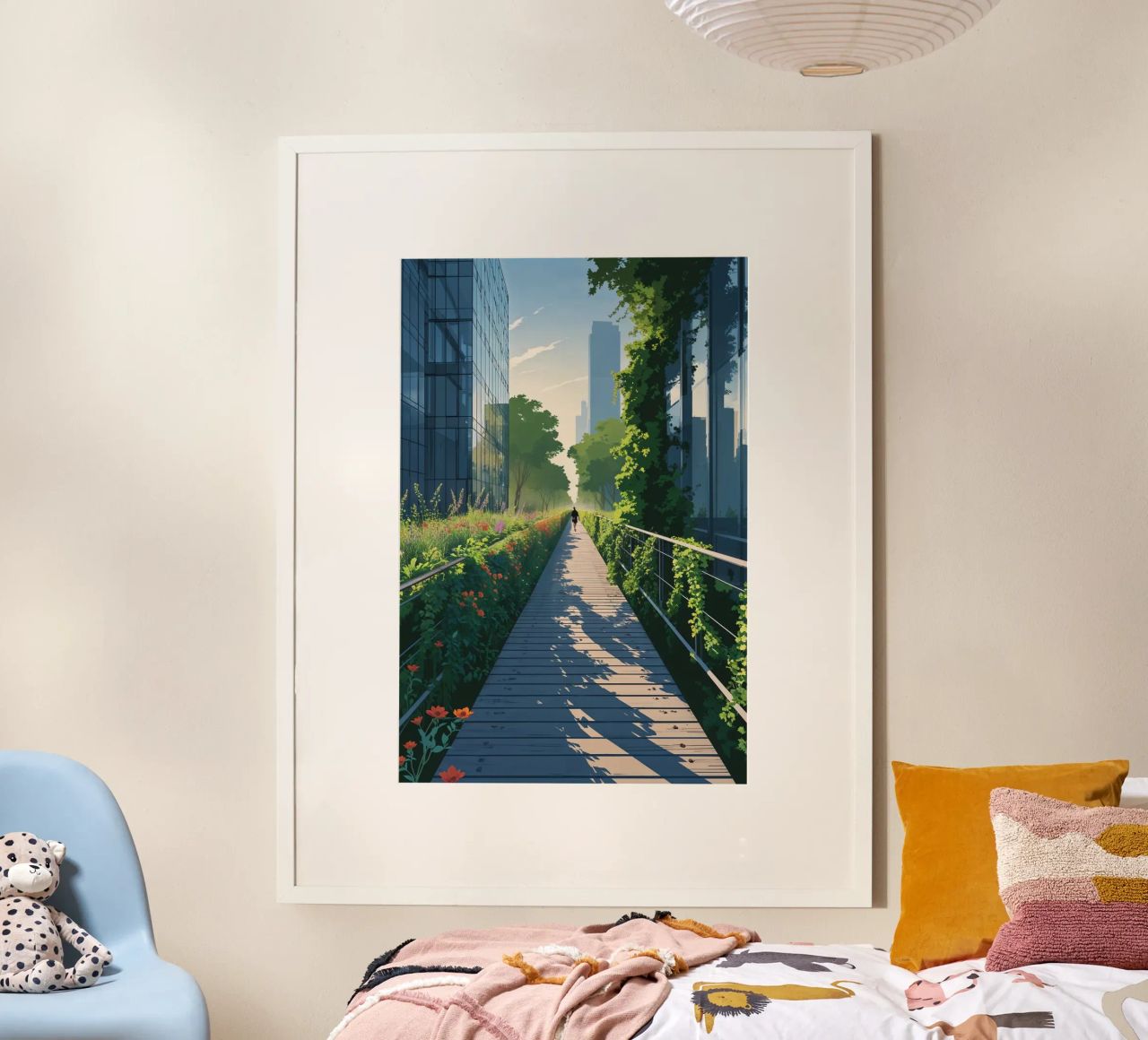 High Line Perspective: A Path Through Nature poster da AlbertKlee