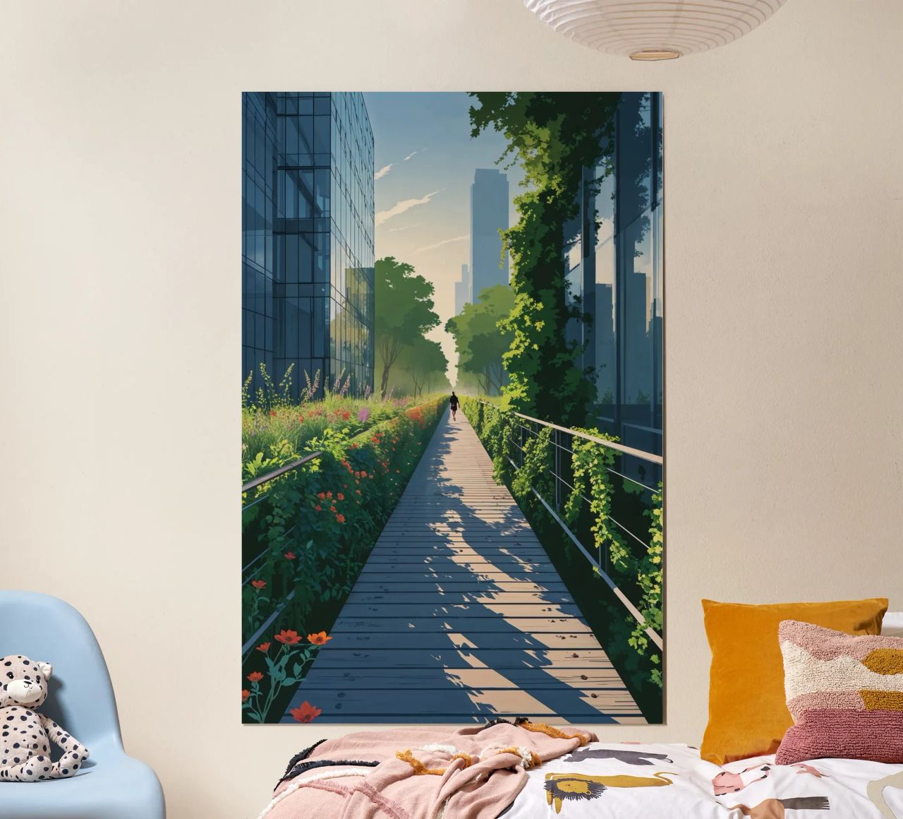 High Line Perspective: A Path Through Nature poster da AlbertKlee
