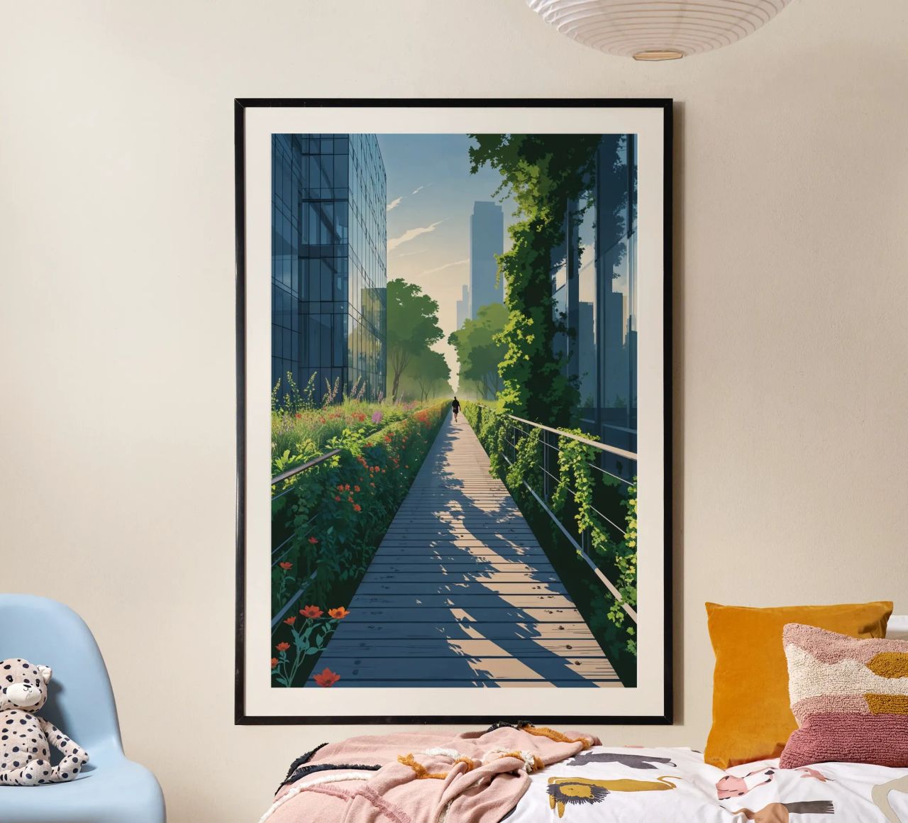 High Line Perspective: A Path Through Nature poster da AlbertKlee