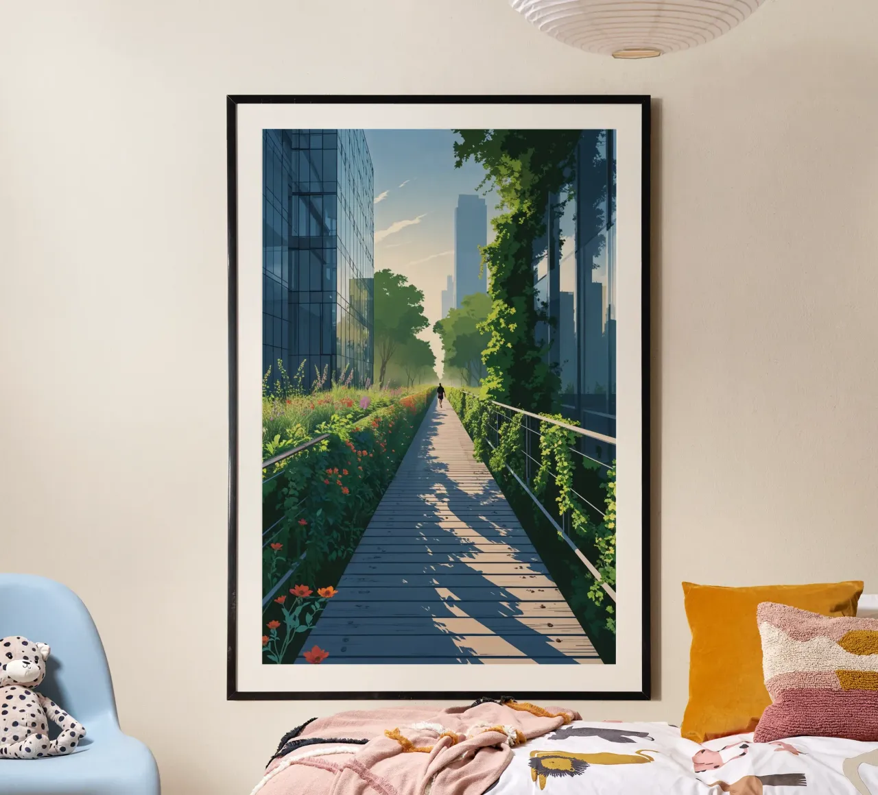 High Line Perspective: A Path Through Nature hahnemühle van AlbertKlee