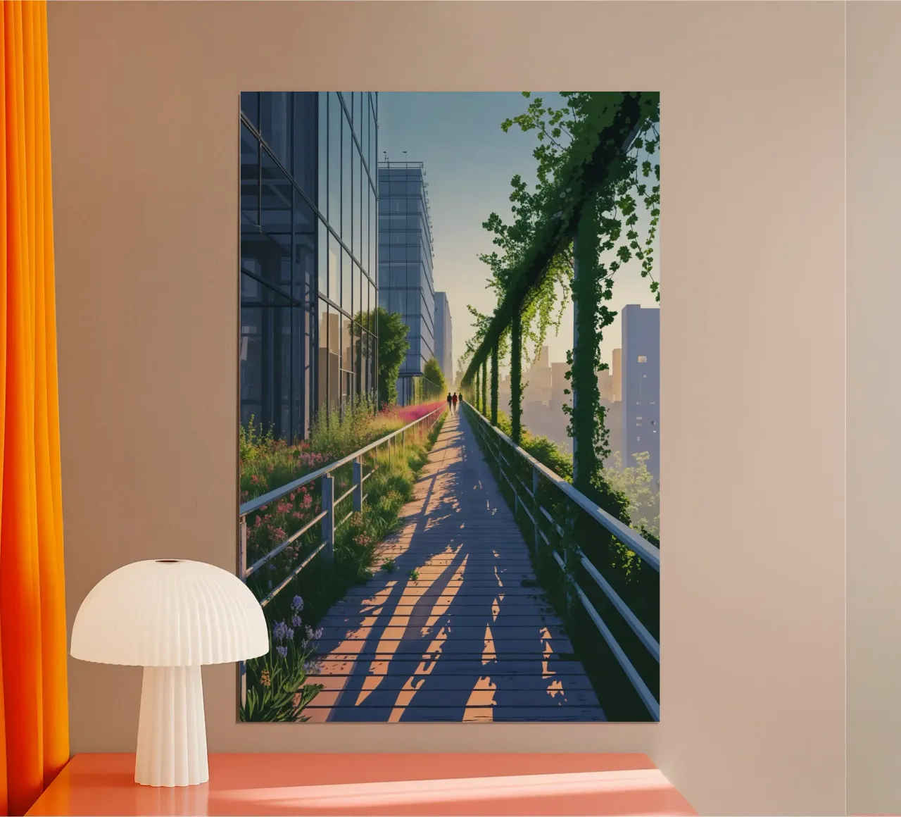 The High Line: A Morning in Bloom poster da AlbertKlee