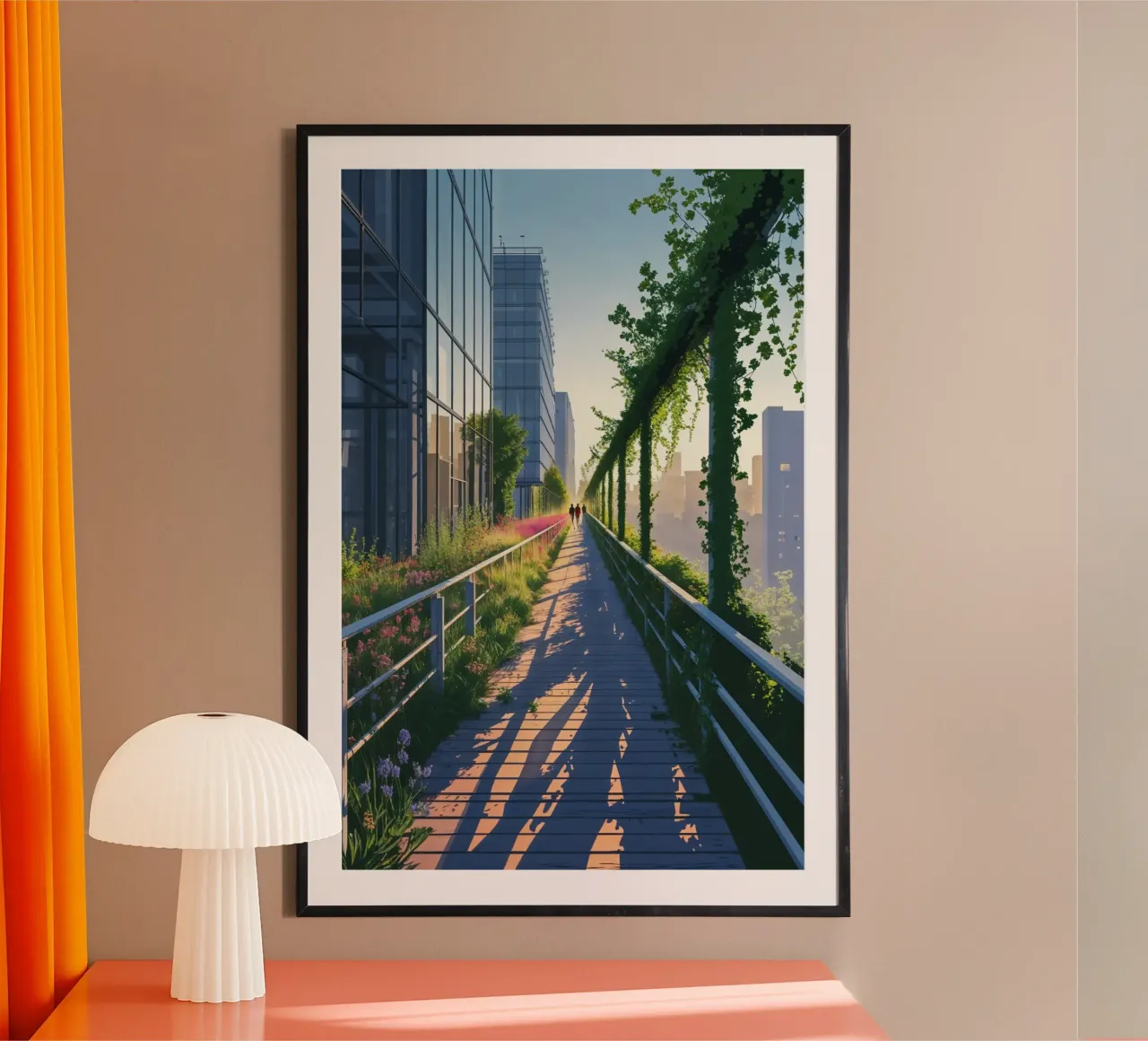 The High Line: A Morning in Bloom poster da AlbertKlee