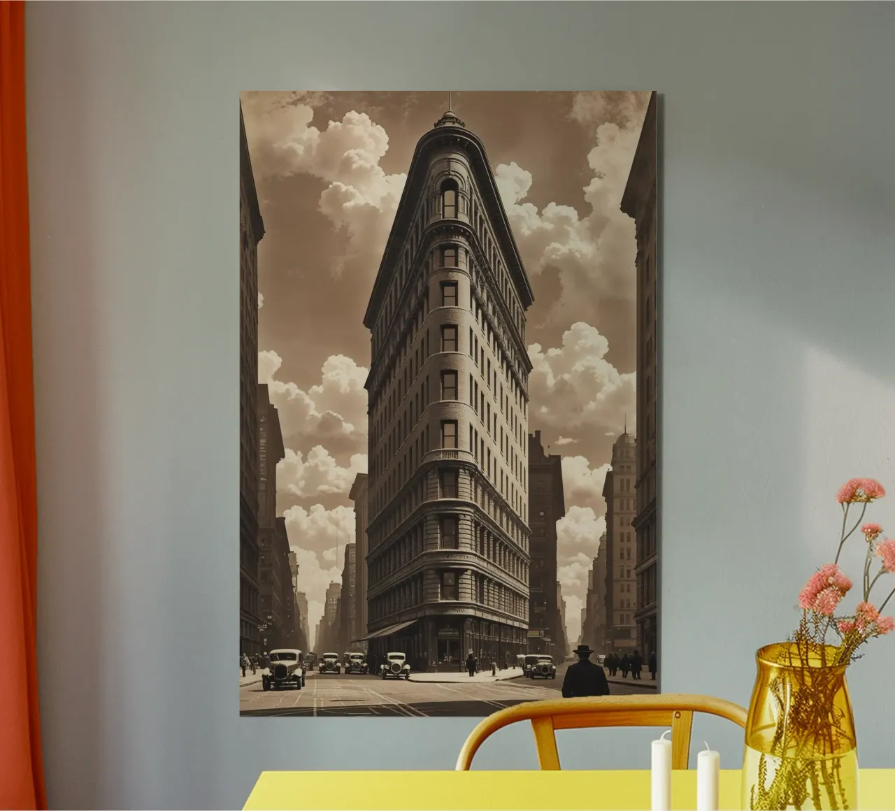 Timeless Elegance of the Flatiron Building alluminio dibond da AlbertKlee