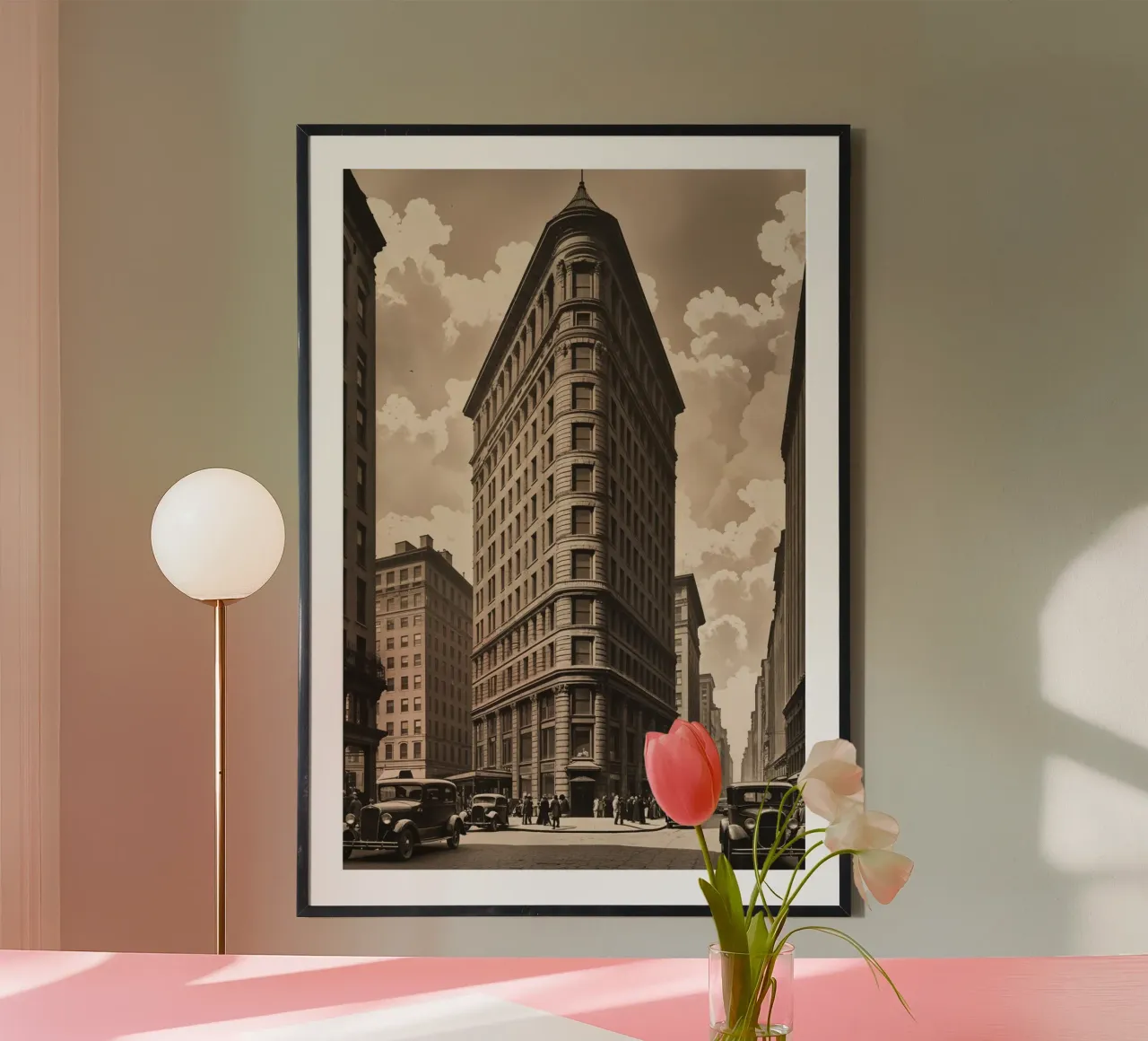 Flatiron Icon: New York's Architectural Jewel poster da AlbertKlee