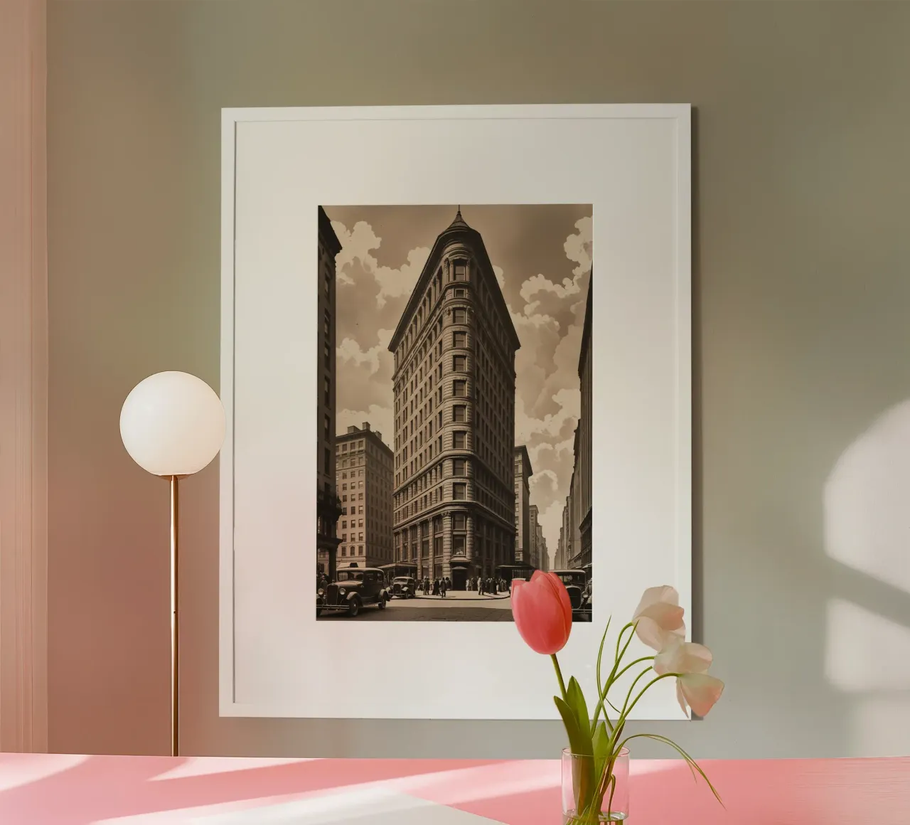 Flatiron Icon: New York's Architectural Jewel poster da AlbertKlee