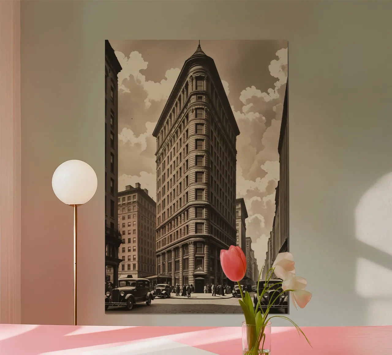 Flatiron Icon: New York's Architectural Jewel poster da AlbertKlee