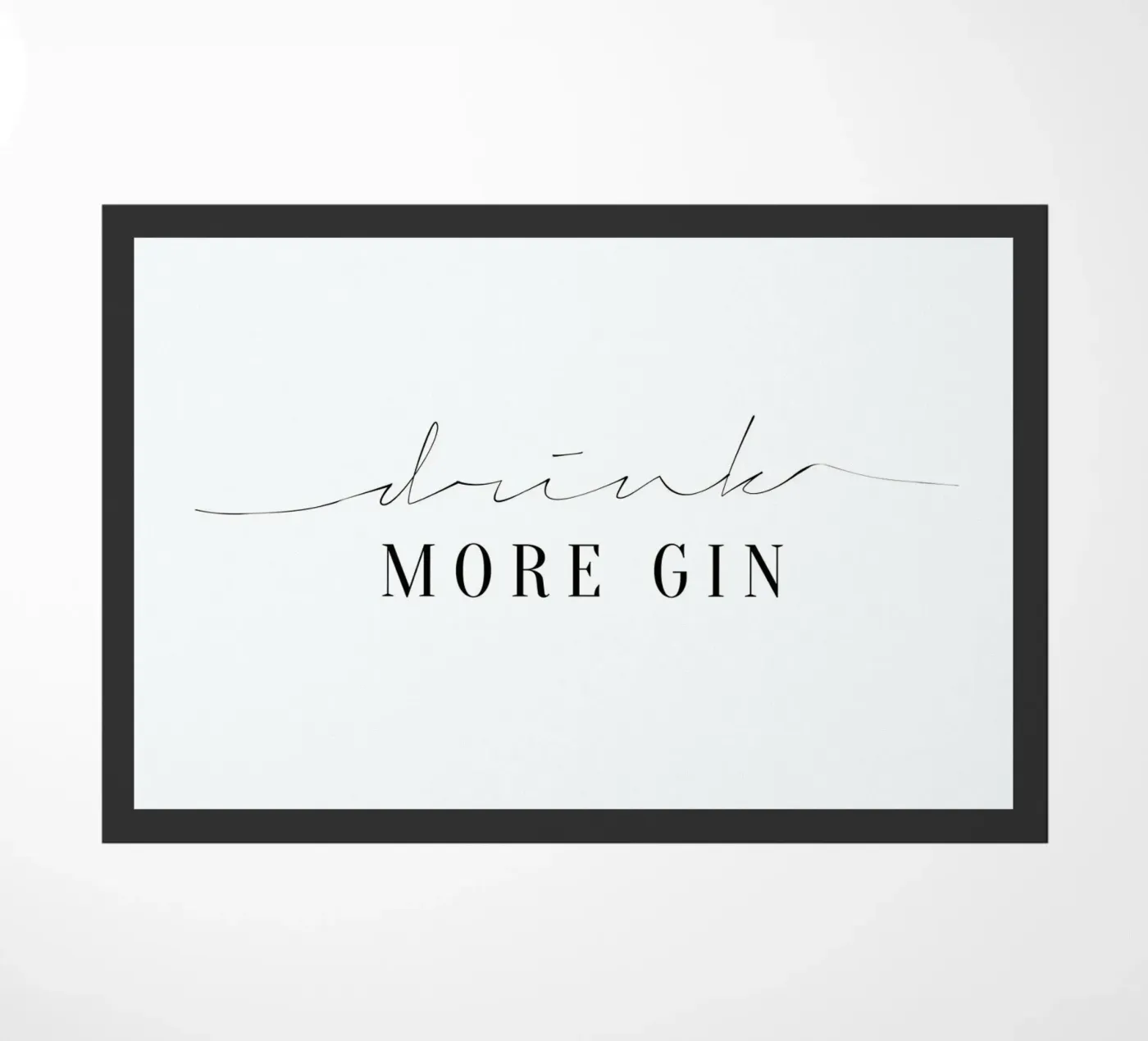 Drink More Gin deurmat van Honeymoon Hotel