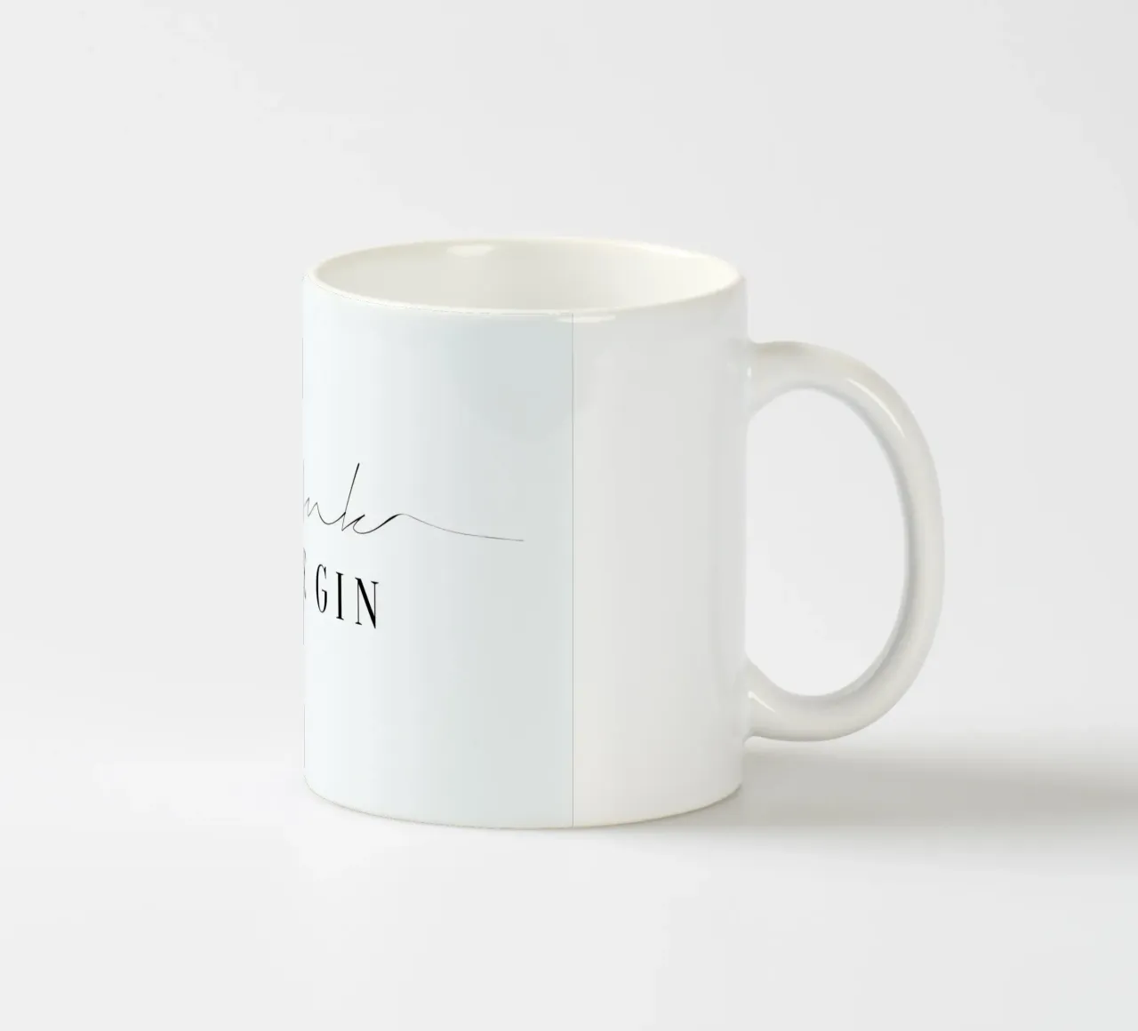 Drink More Gin tazza in ceramica da Honeymoon Hotel