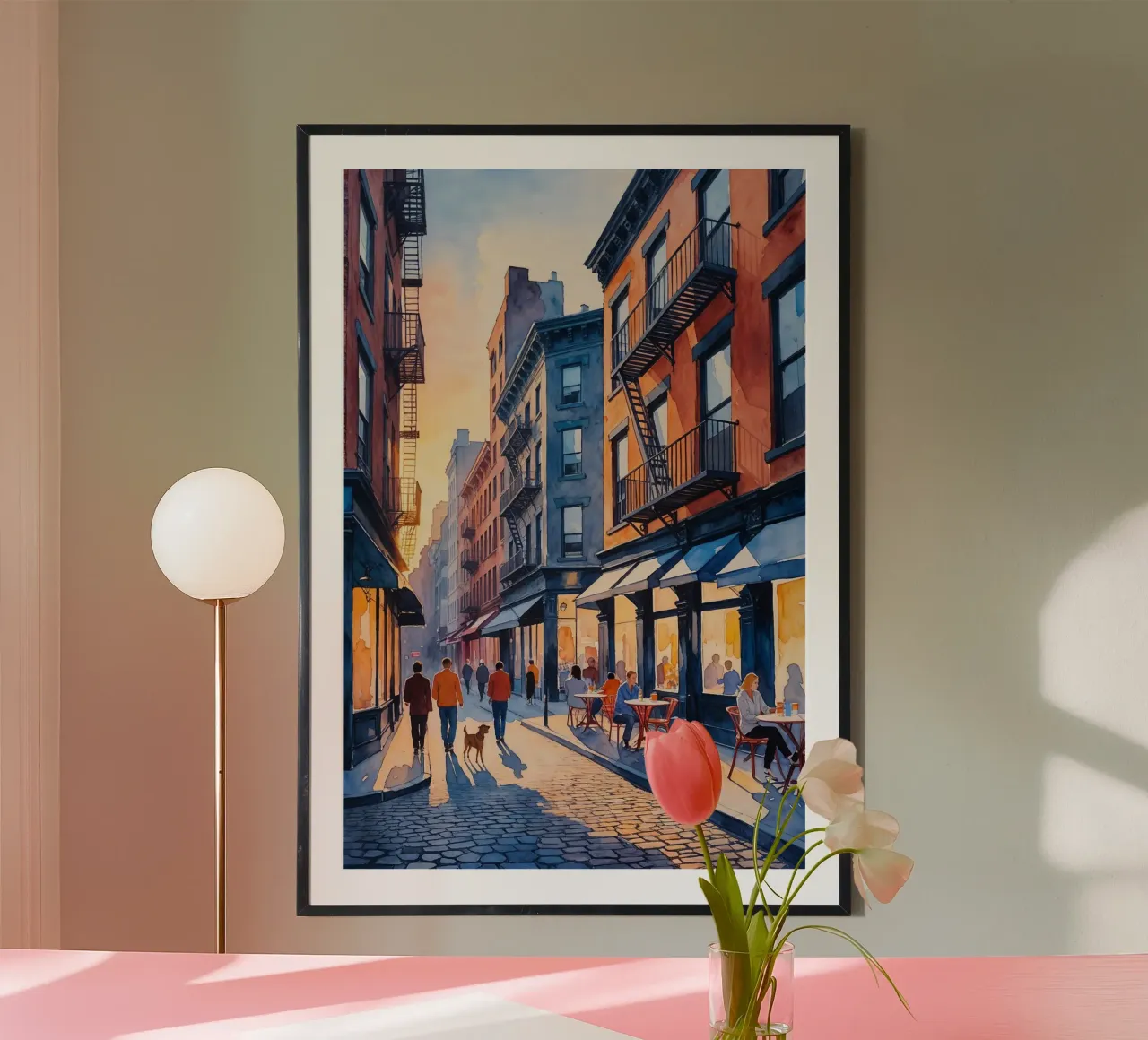 A Charming Evening in the City poster da AlbertKlee
