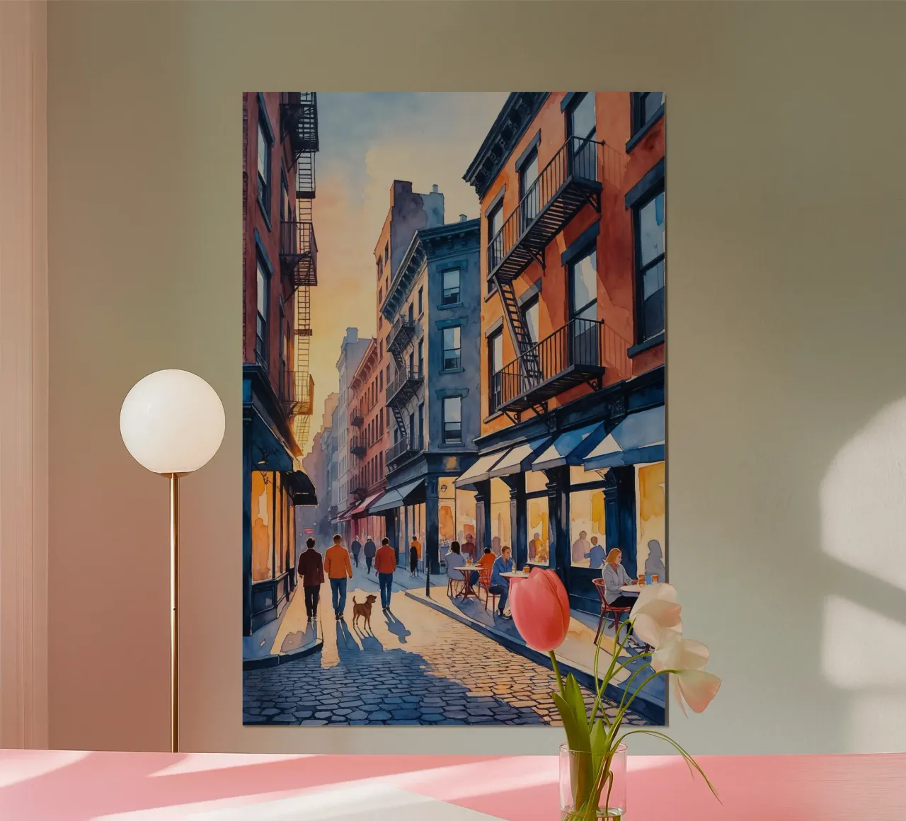 A Charming Evening in the City poster da AlbertKlee