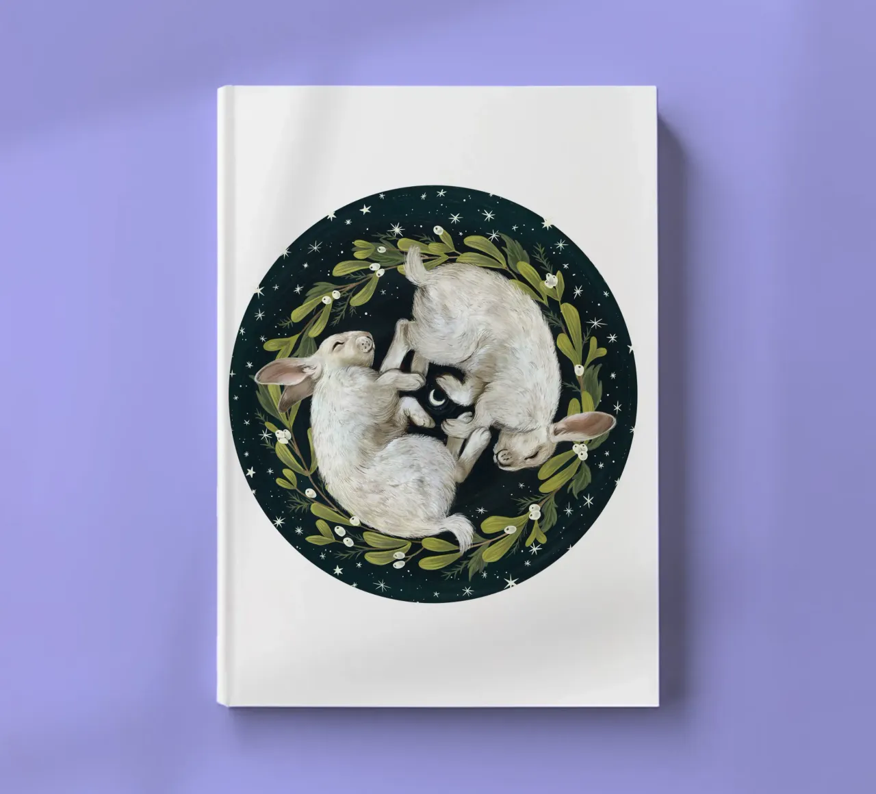 Rabbits Under The Stars notebook by Laura Graves