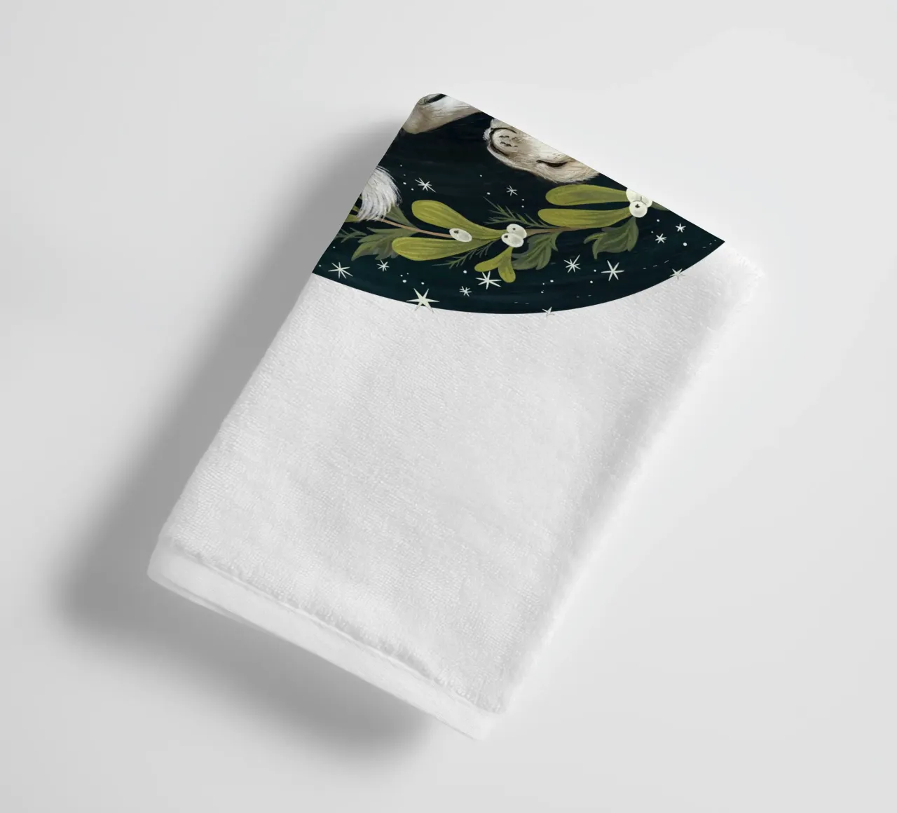 Rabbits Under The Stars towel by Laura Graves