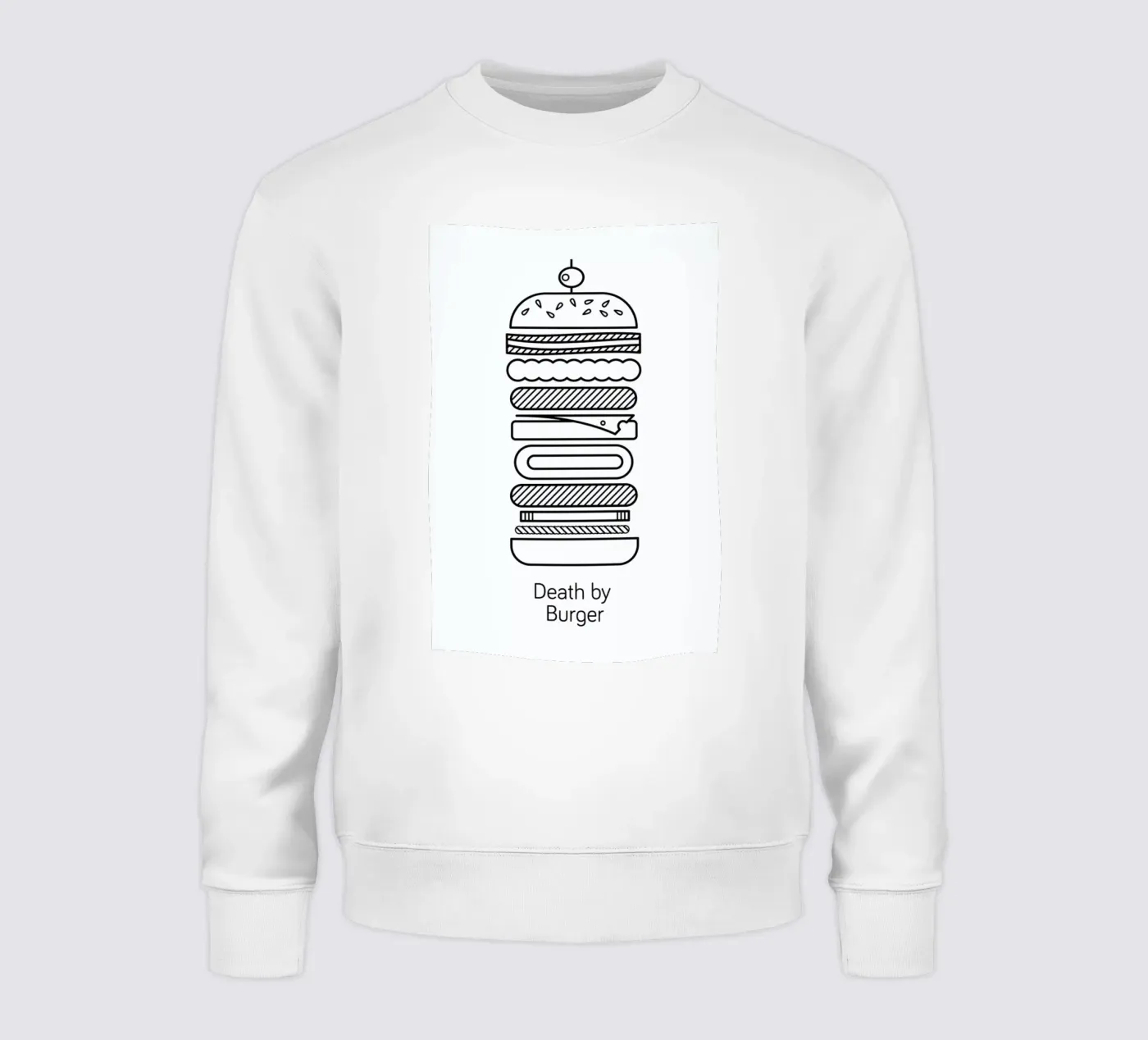Burger felpa da Chris Wharton