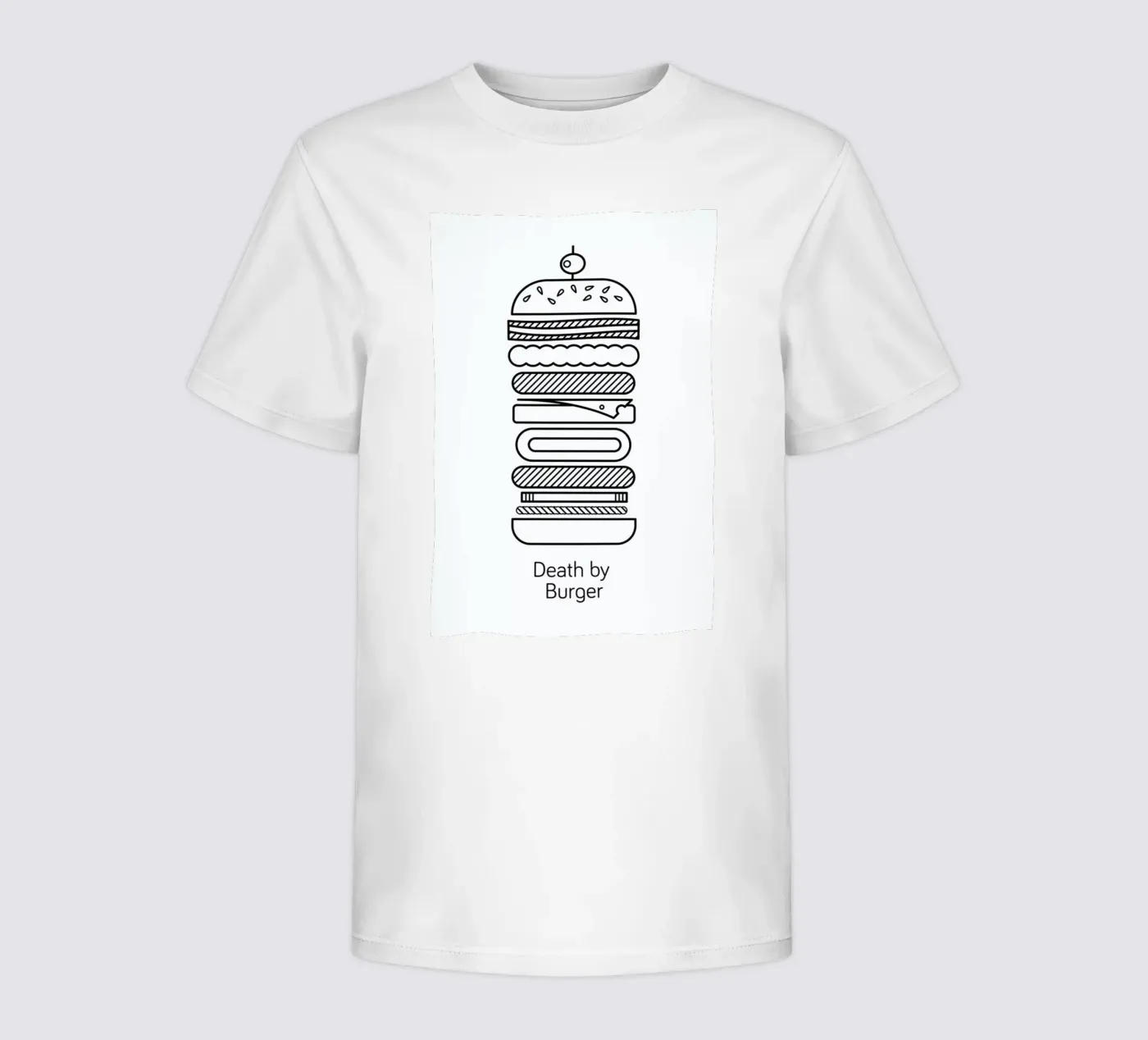 Burger t-shirt bambini da Chris Wharton