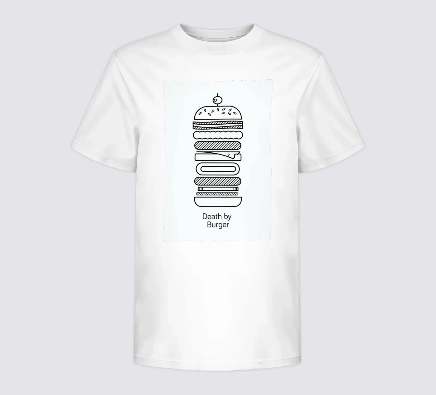 Burger t-shirt bambini da Chris Wharton