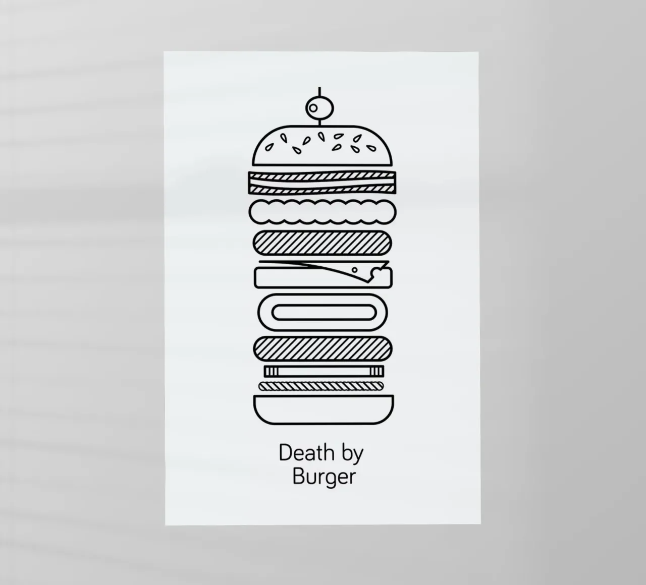 Burger pellicola backlit da Chris Wharton