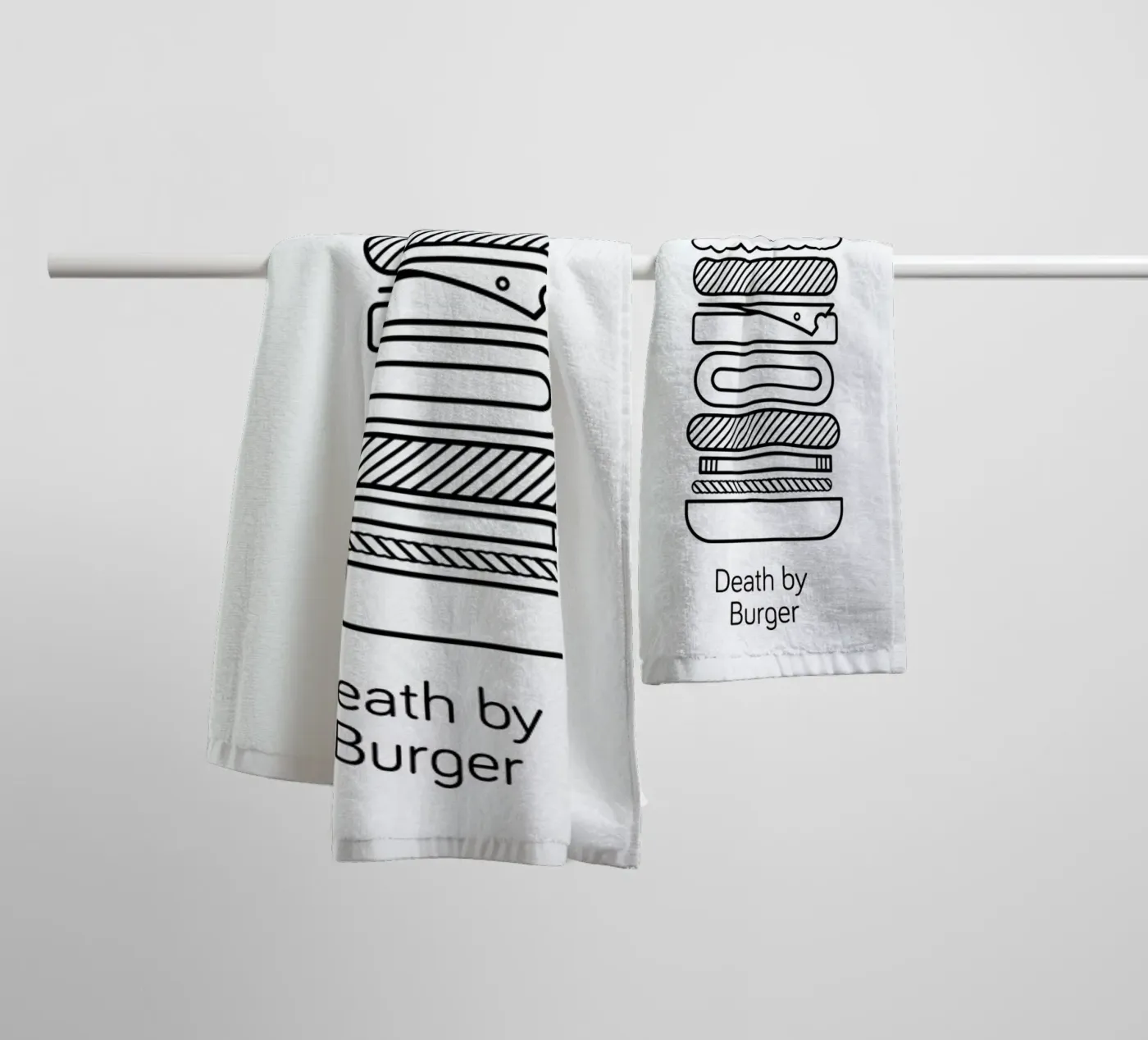 Burger towel by Chris Wharton
