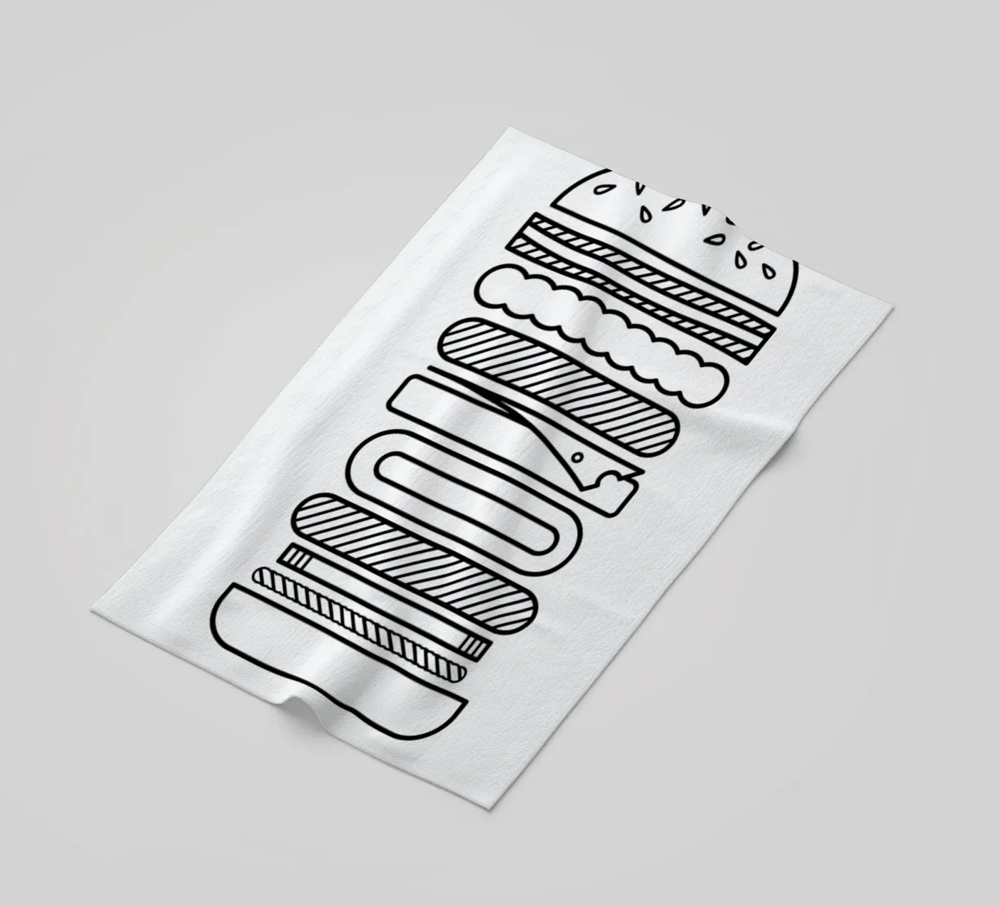 Burger strandhanddoek van Chris Wharton