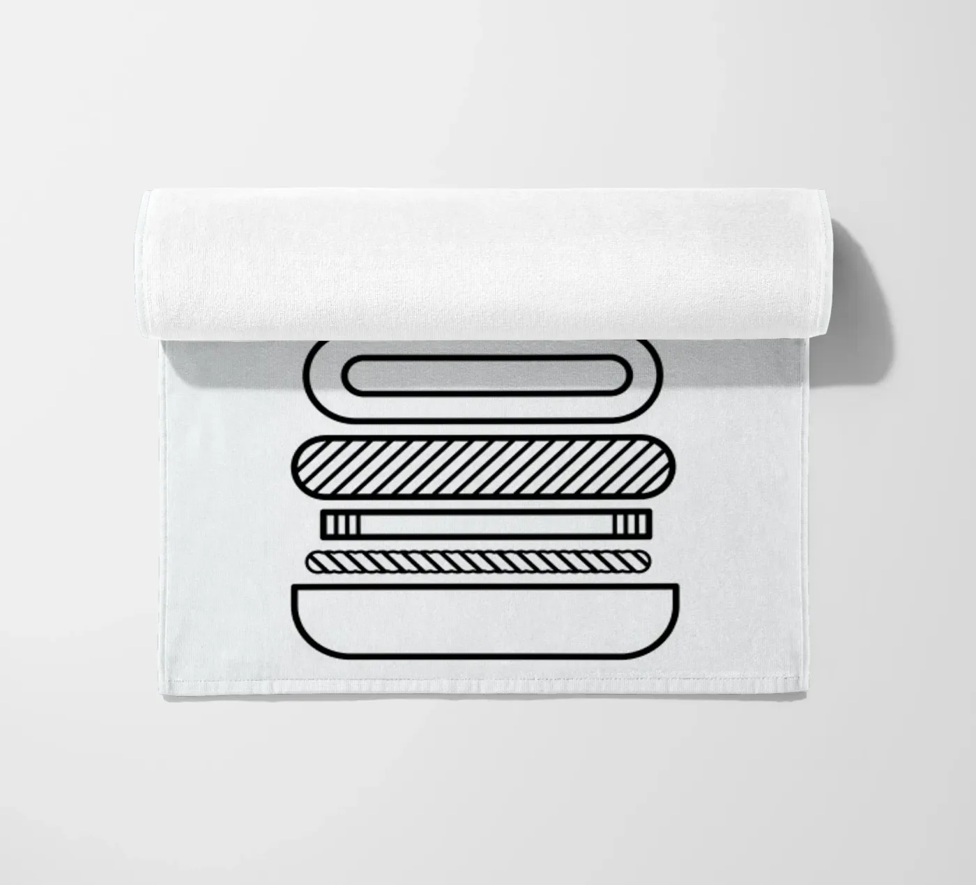 Burger serviette de plage de Chris Wharton