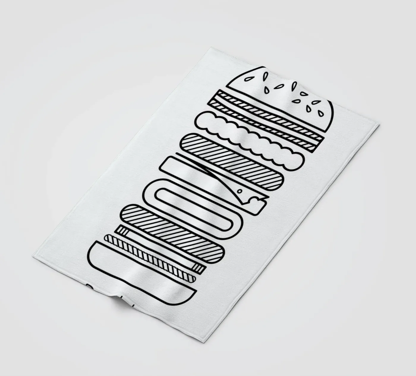 Burger Fleecedecke von Chris Wharton