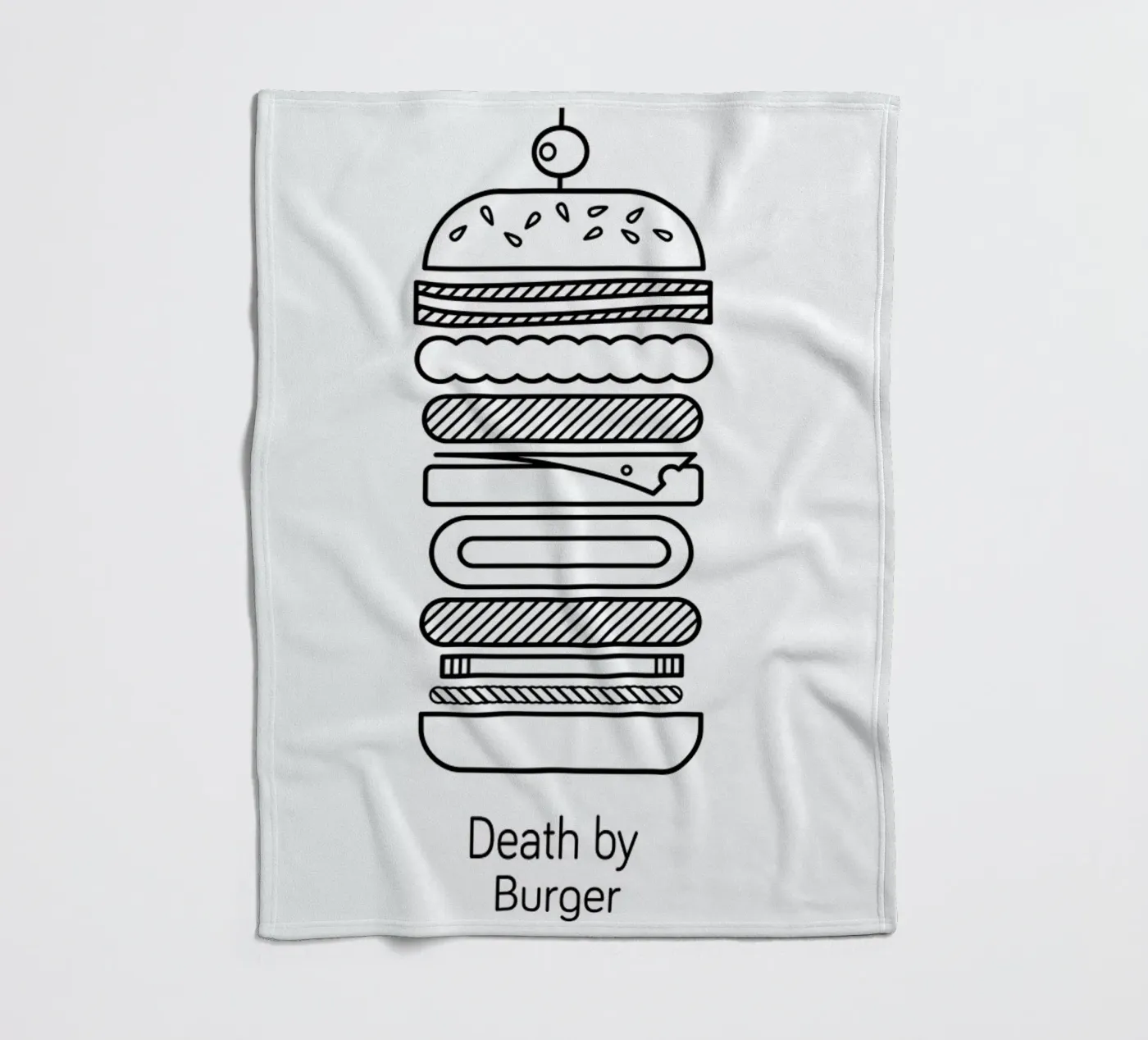 Burger Fleecedecke von Chris Wharton