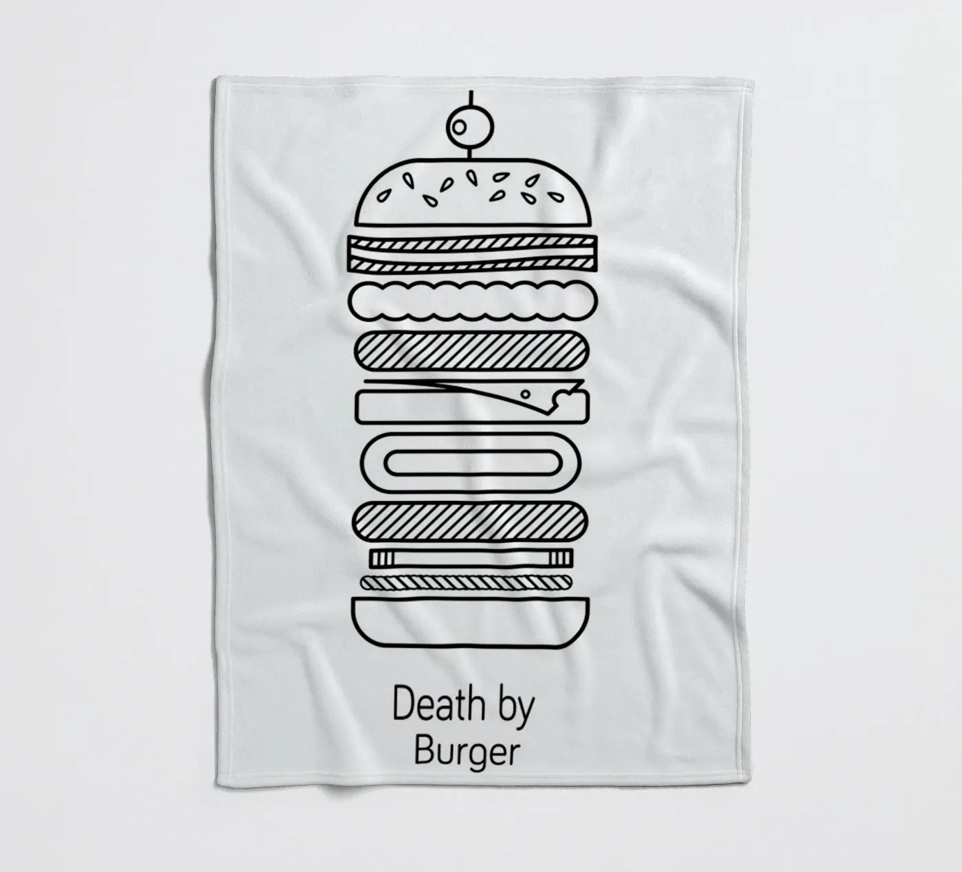 Burger fleecedeken van Chris Wharton
