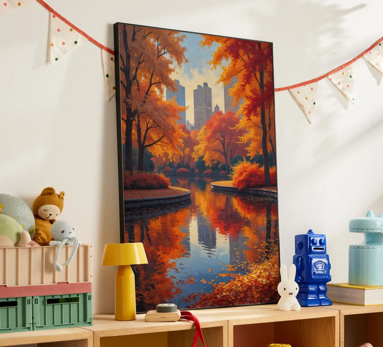 Autumn Splendor in Central Park alluminio dibond da AlbertKlee